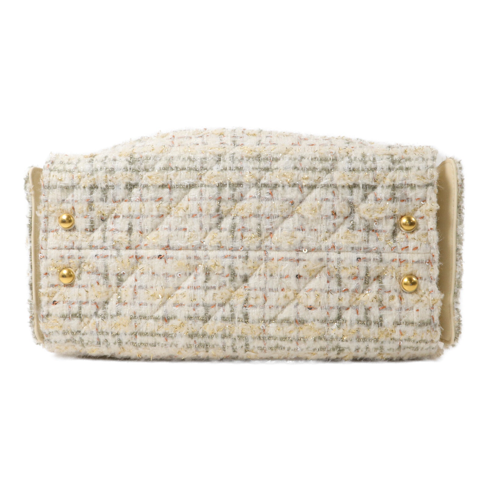 CHANEL Tweed Hobo鏈帶肩背袋