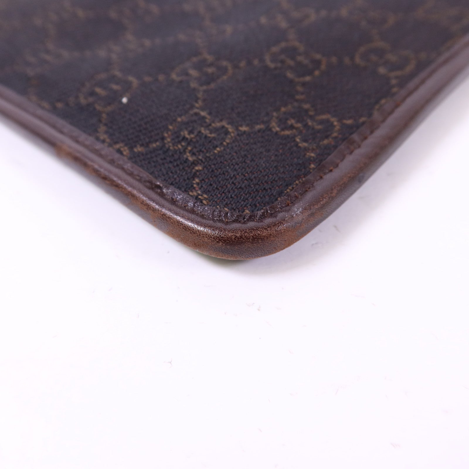 GUCCI 帆布Shoulder Bag銀扣肩背袋