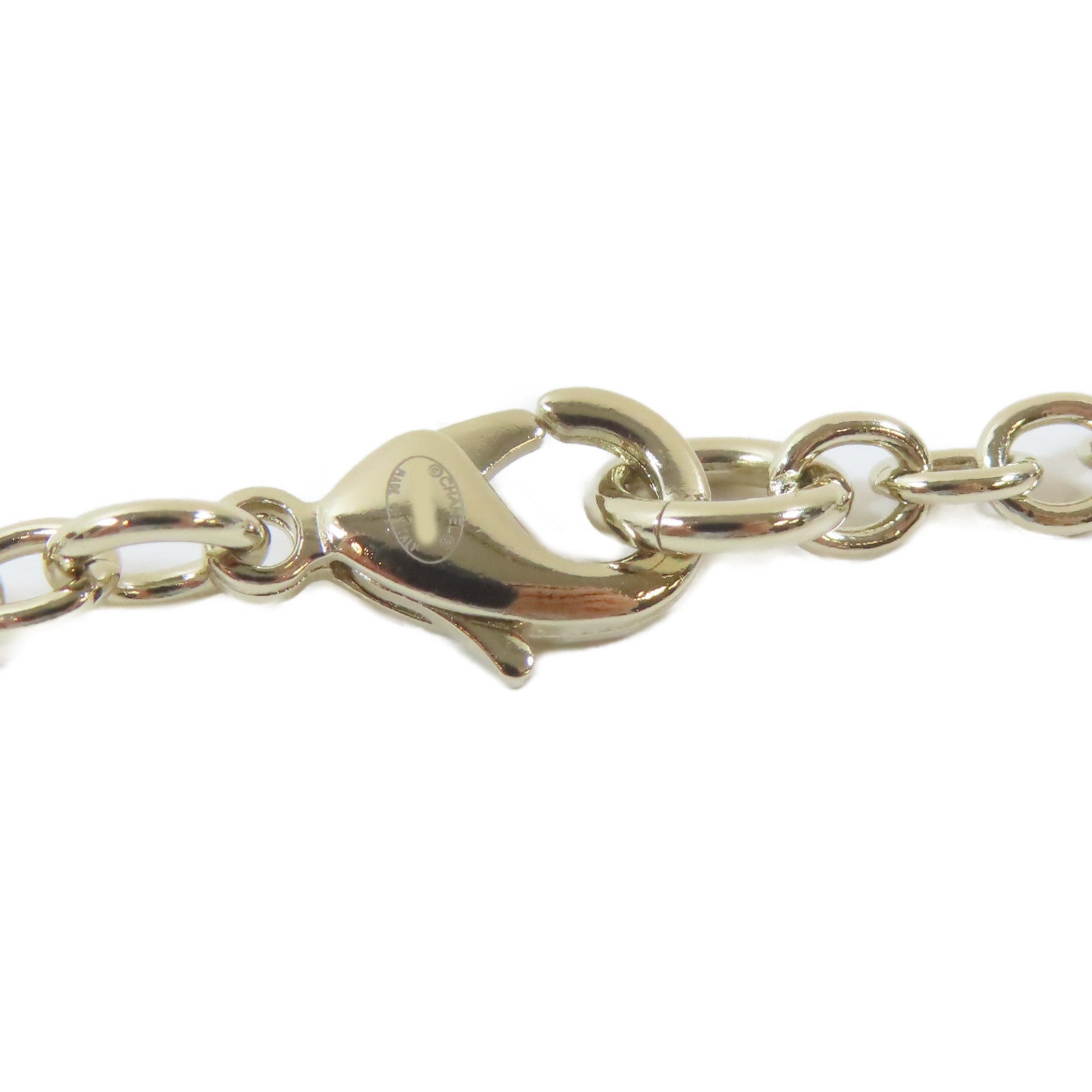 CHANEL 金屬Necklace項鍊金色/黑色