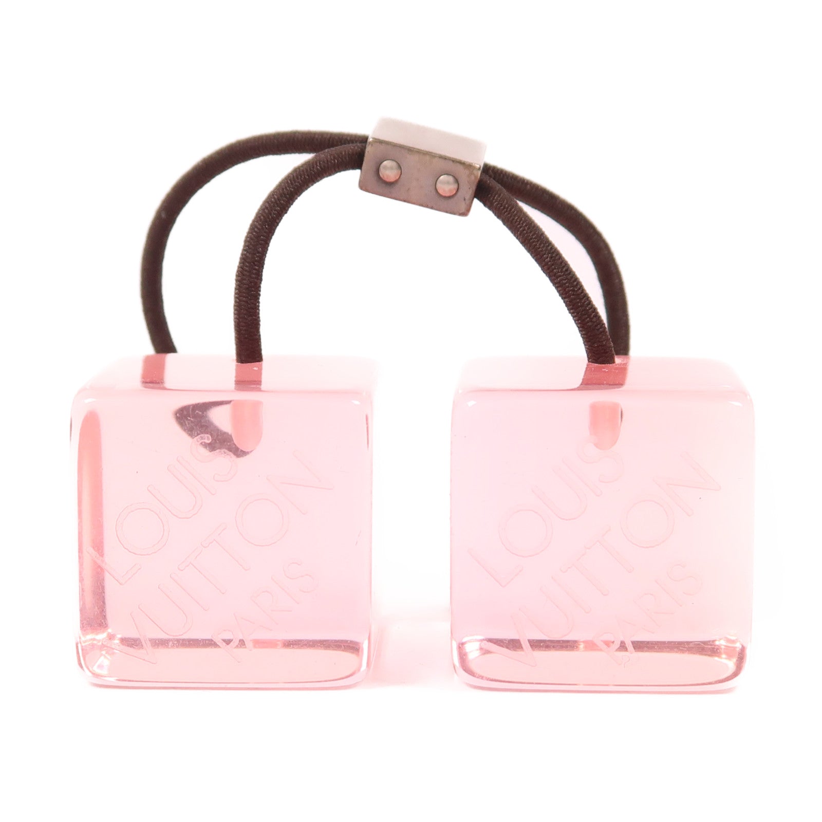 LOUIS VUITTON PVC Hair Cube髮飾