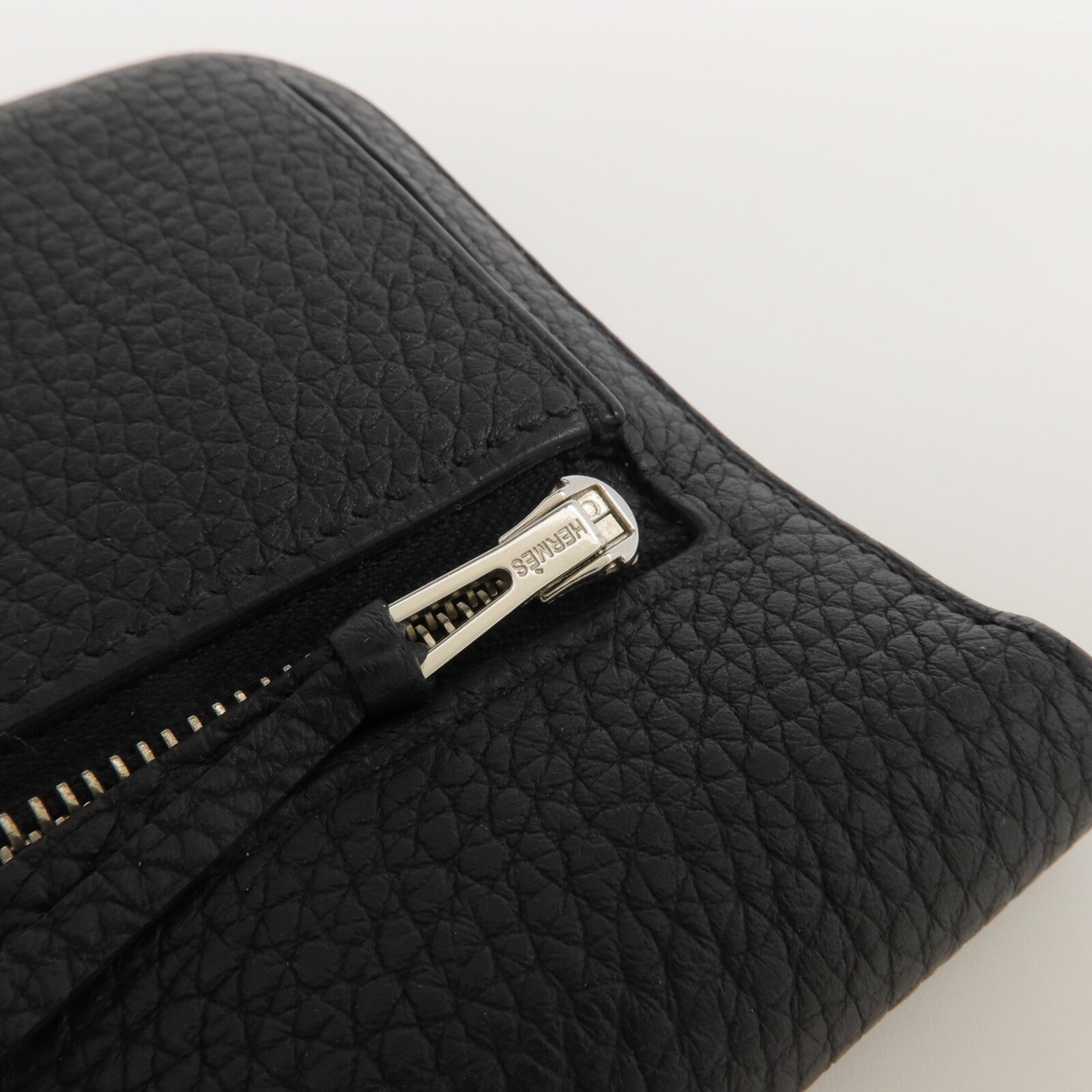 HERMES Togo皮革Dogon GM長錢包Noir