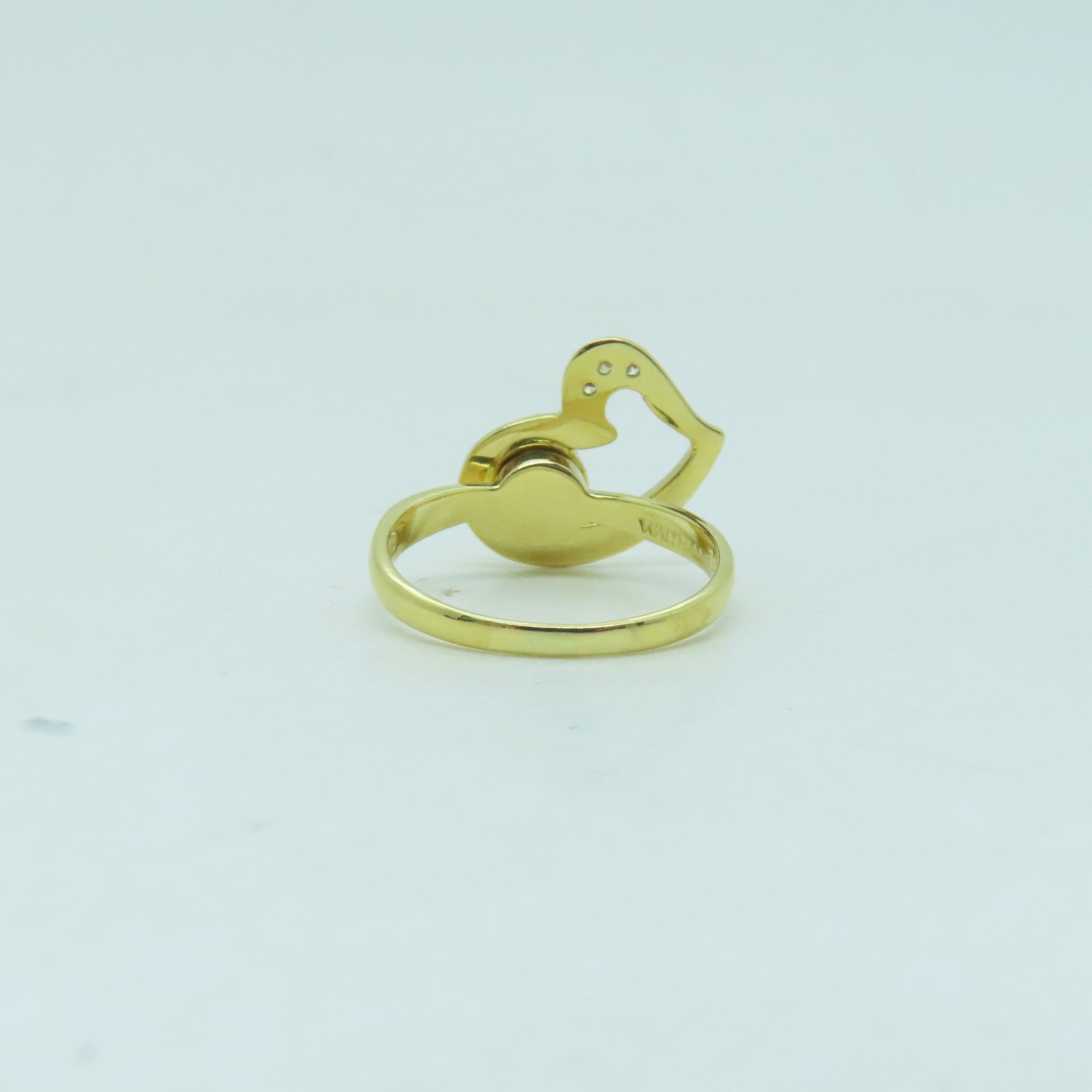 JEWELRY 【激減優惠】18K黃金Ring鑽石戒指US#6.5