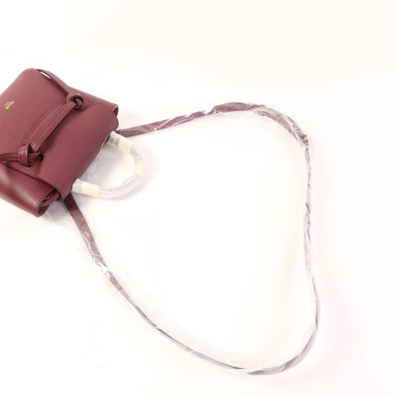 CELINE 牛皮皮革Pico Belt Bag金扣手挽肩背兩用袋