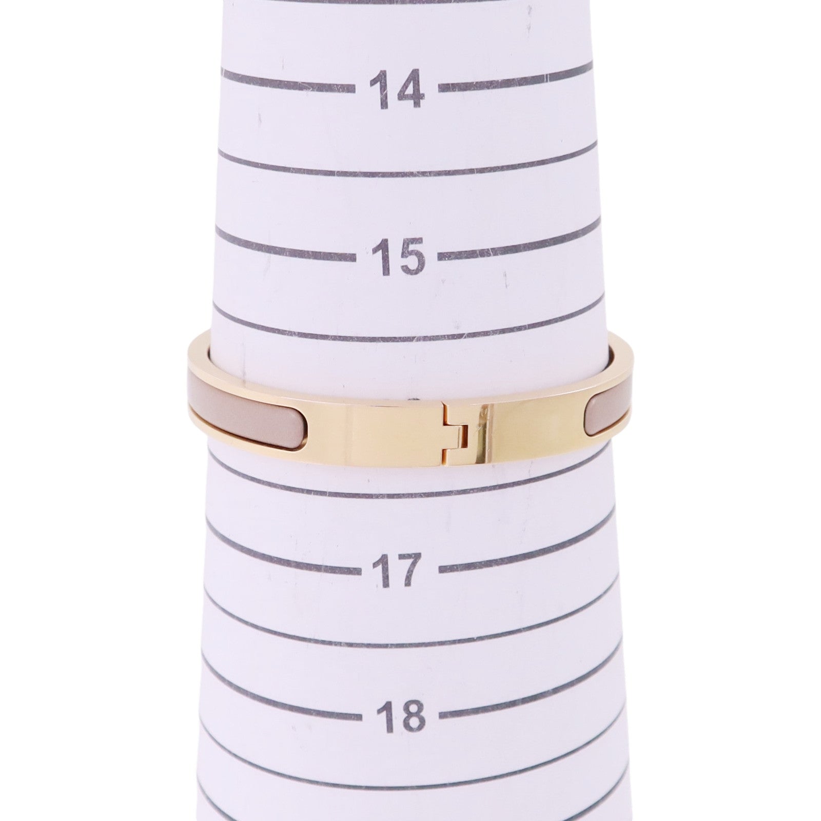 HERMES 金屬/琺瑯Mini Clic Kelly Bracelet金扣手鏈