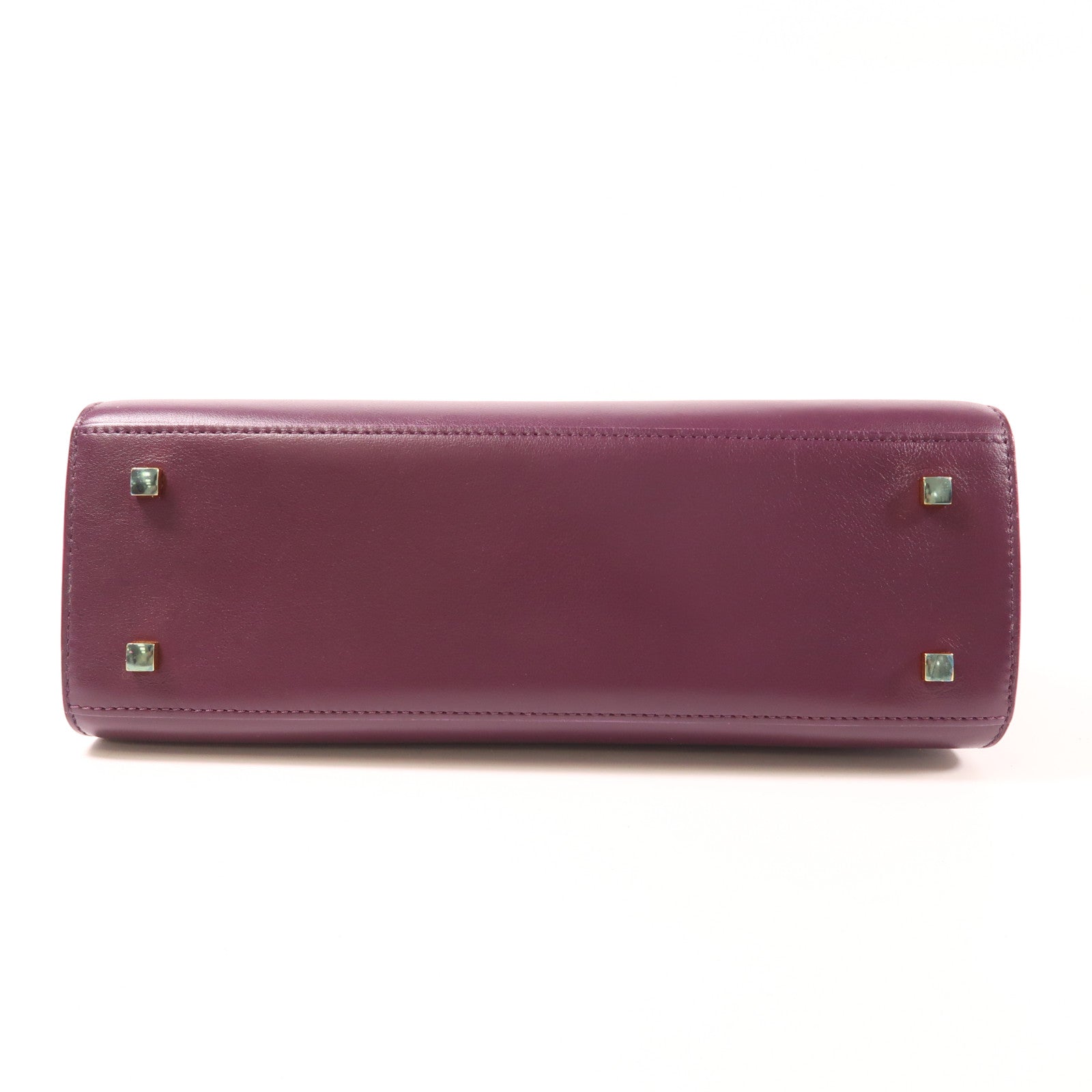Delvaux 牛皮皮革Tempete金扣手挽肩背兩用袋
