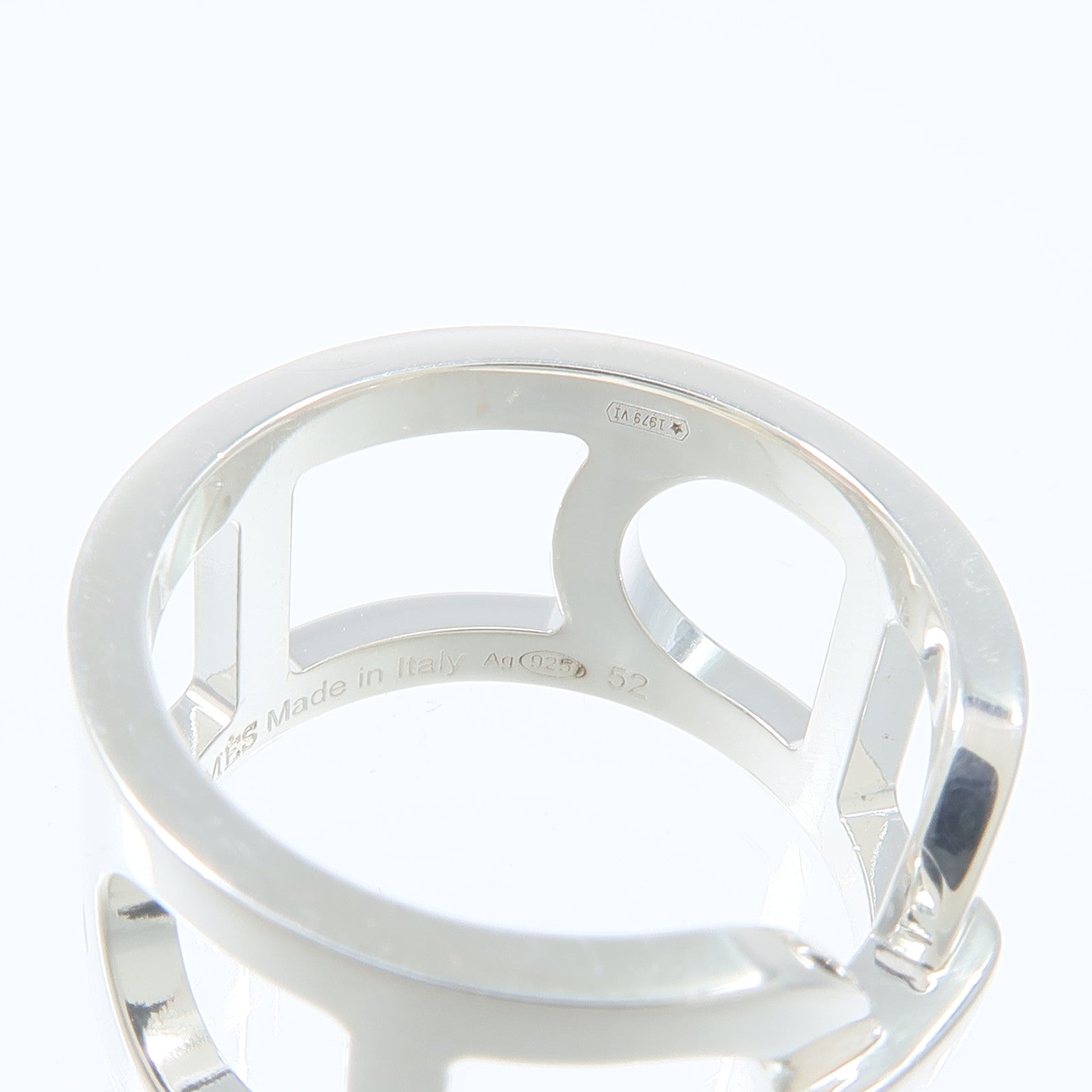 HERMES 925純銀Ever Chaine D'Ancre Ring戒指