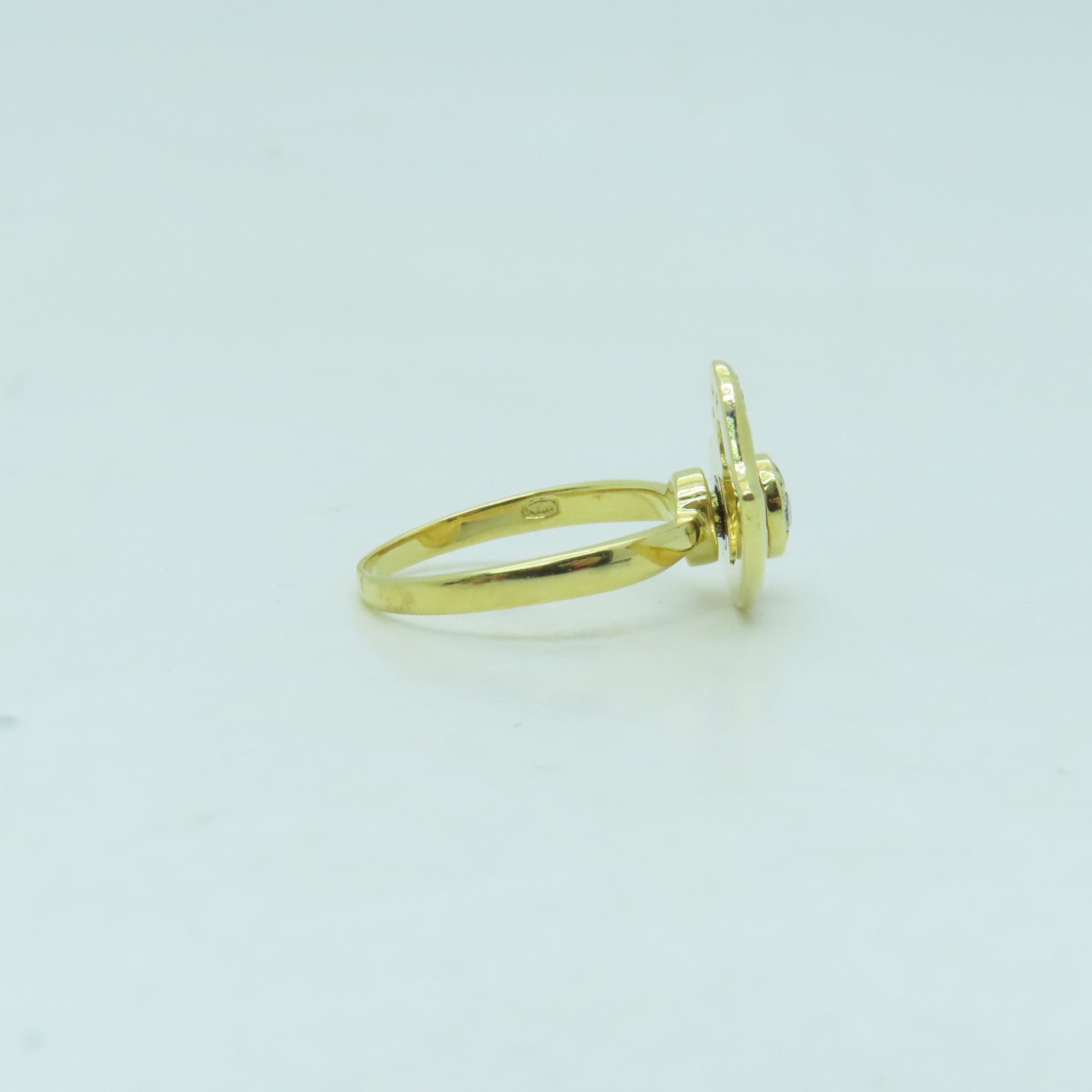 JEWELRY 【激減優惠】18K黃金Ring鑽石戒指US#6.5
