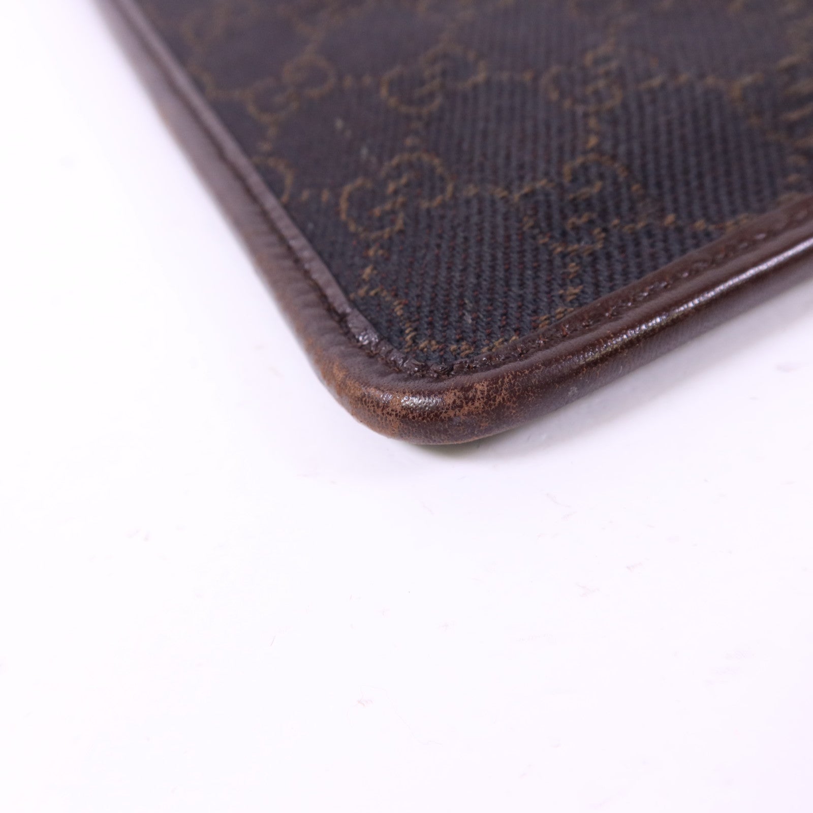 GUCCI 帆布Shoulder Bag銀扣肩背袋