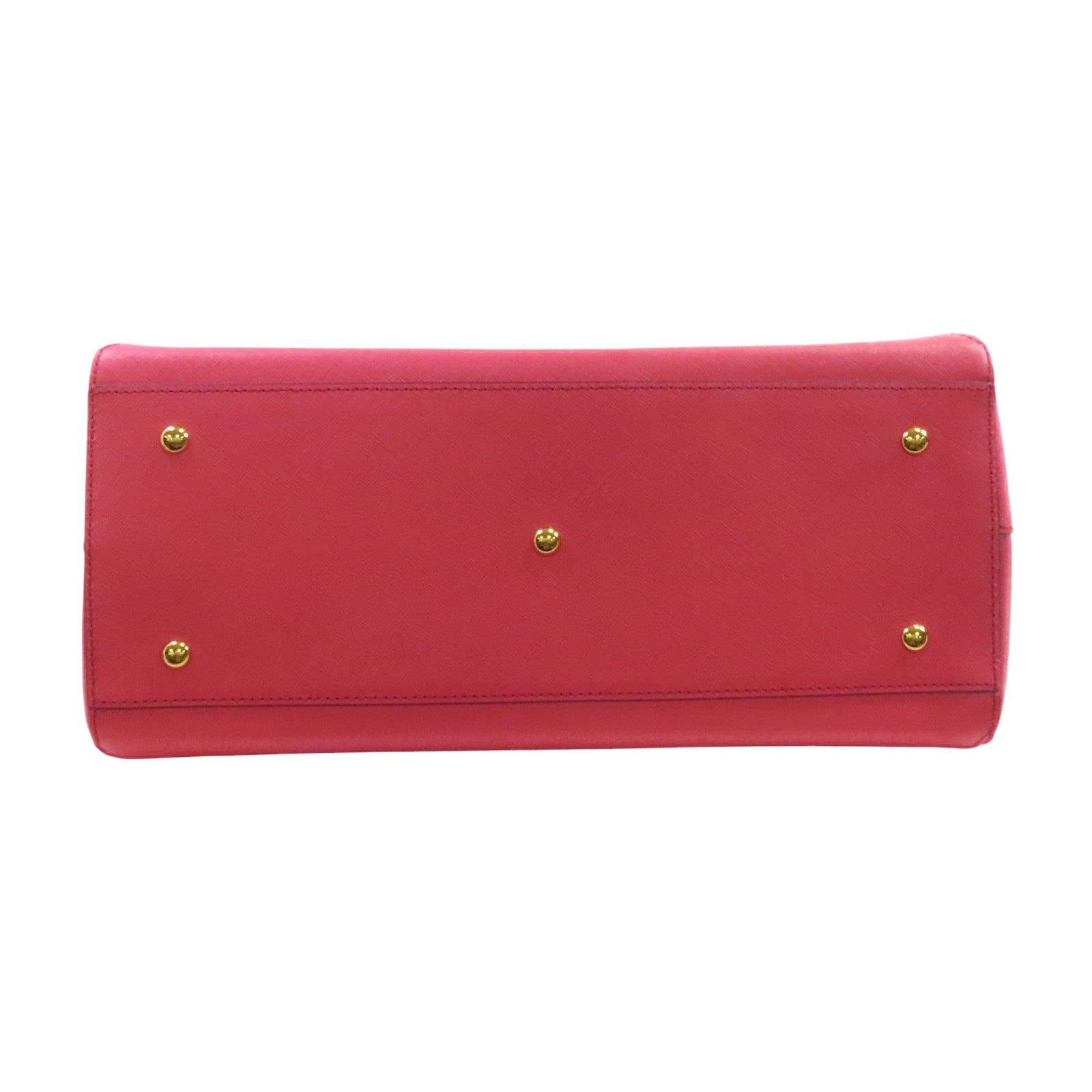 MCM 牛皮皮革2Way Shoulder Bag金扣手挽肩背兩用袋