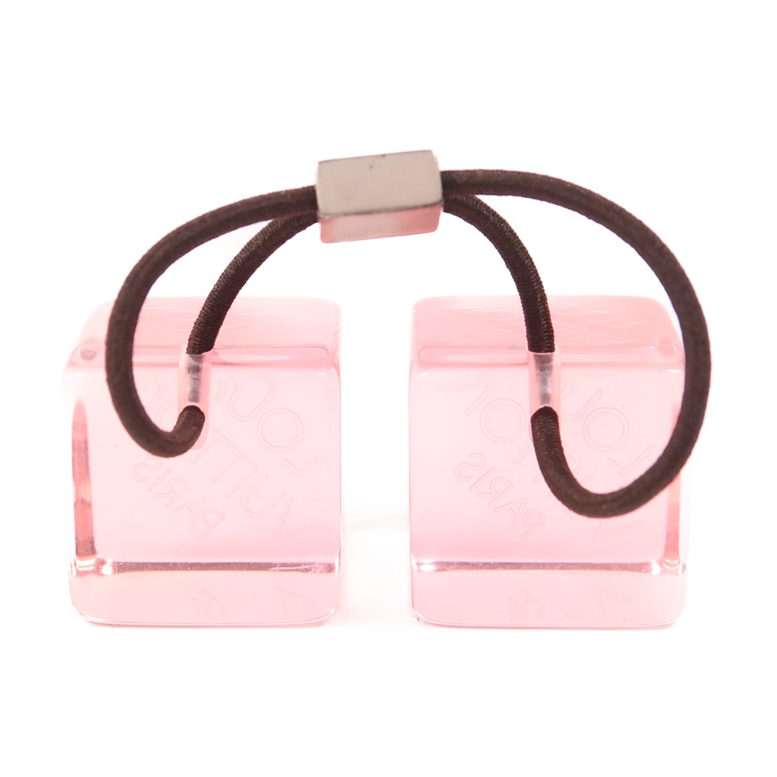 LOUIS VUITTON PVC Hair Cube髮飾