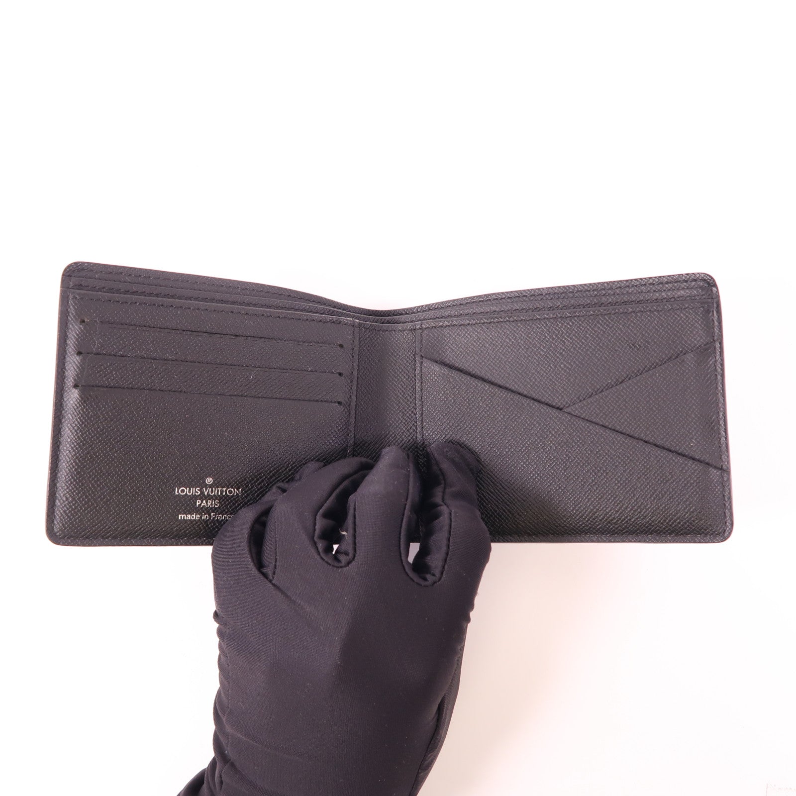 LOUIS VUITTON Monogram Eclipse Multiple錢包