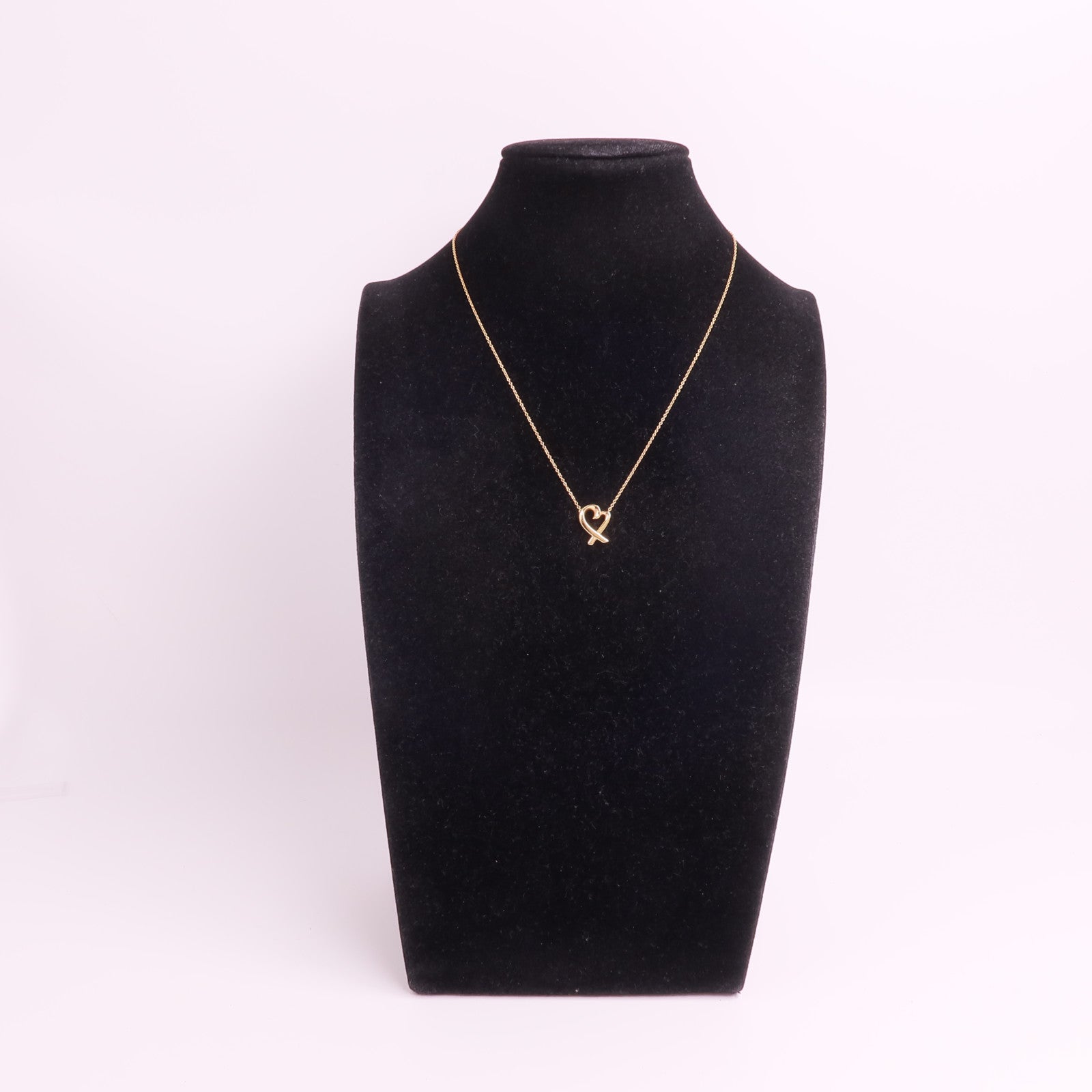 TIFFANY＆CO 18K玫瑰金Loving Heart Necklace項鍊