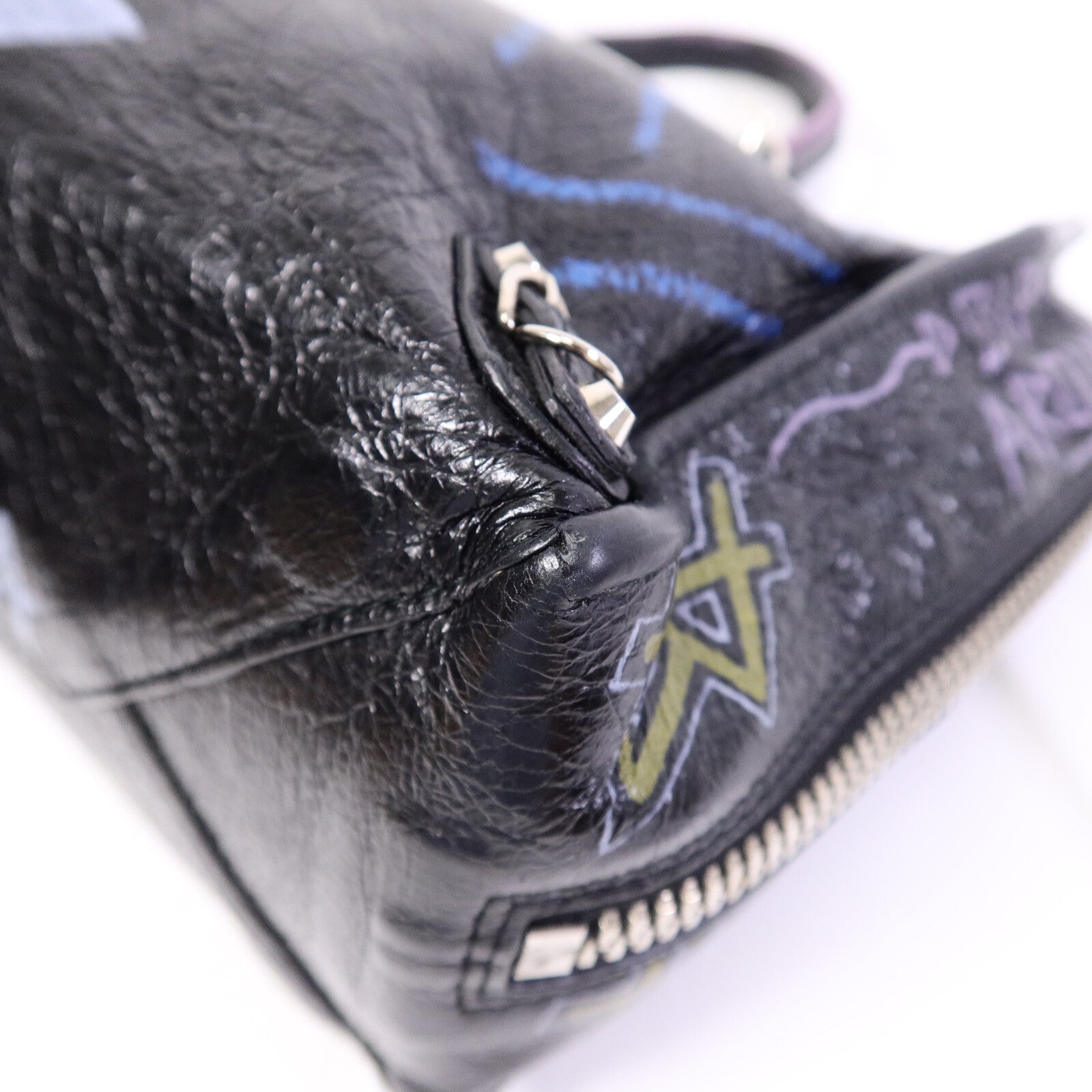 BALENCIAGA 牛皮皮革Papier A6 Graffiti Tote手挽袋