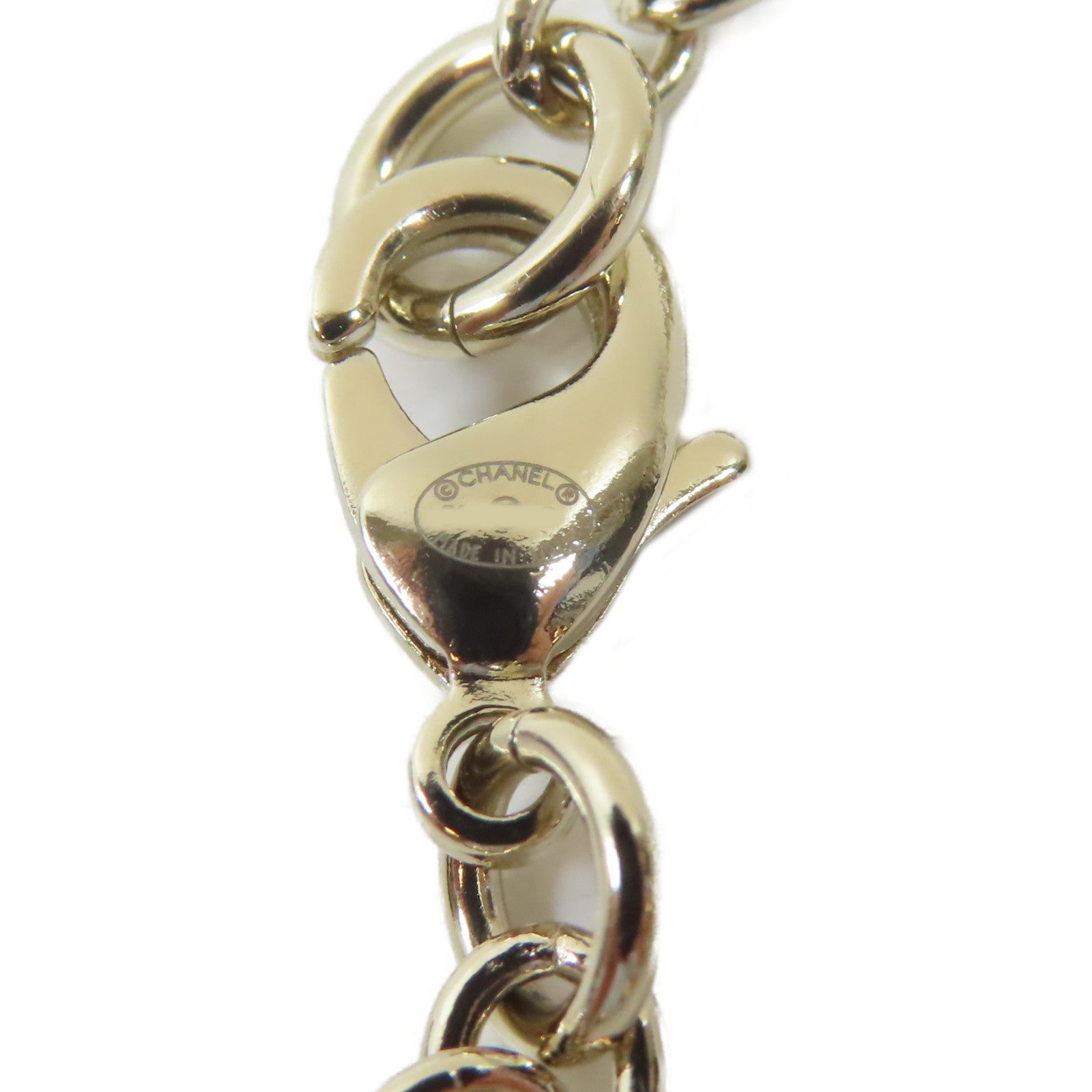 CHANEL 金屬Necklace項鍊金色/黑色