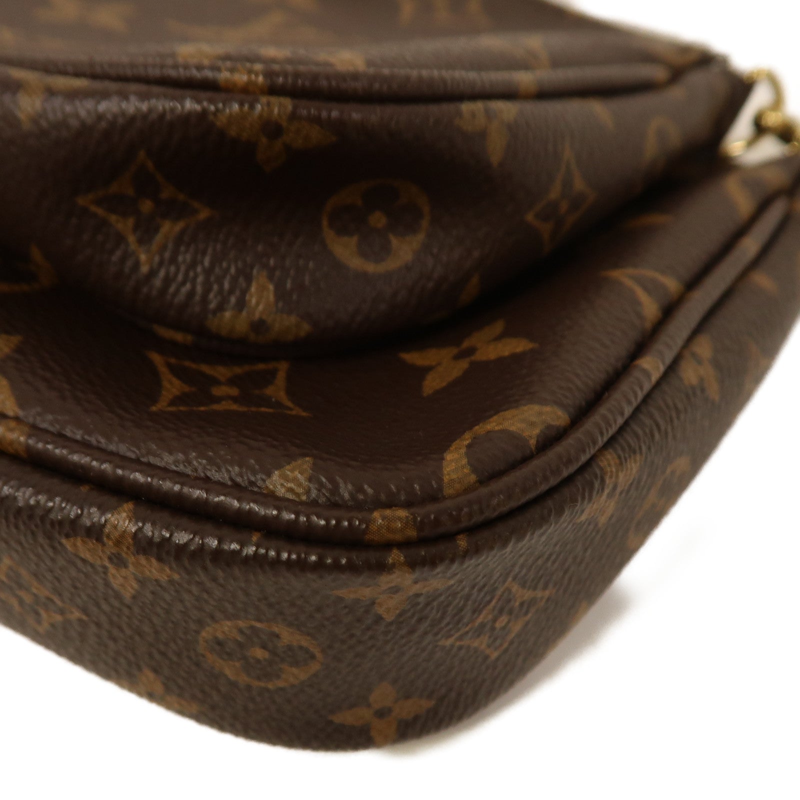 LOUIS VUITTON Monogram Multi Pochette Accessoires金扣手挽肩背兩用袋