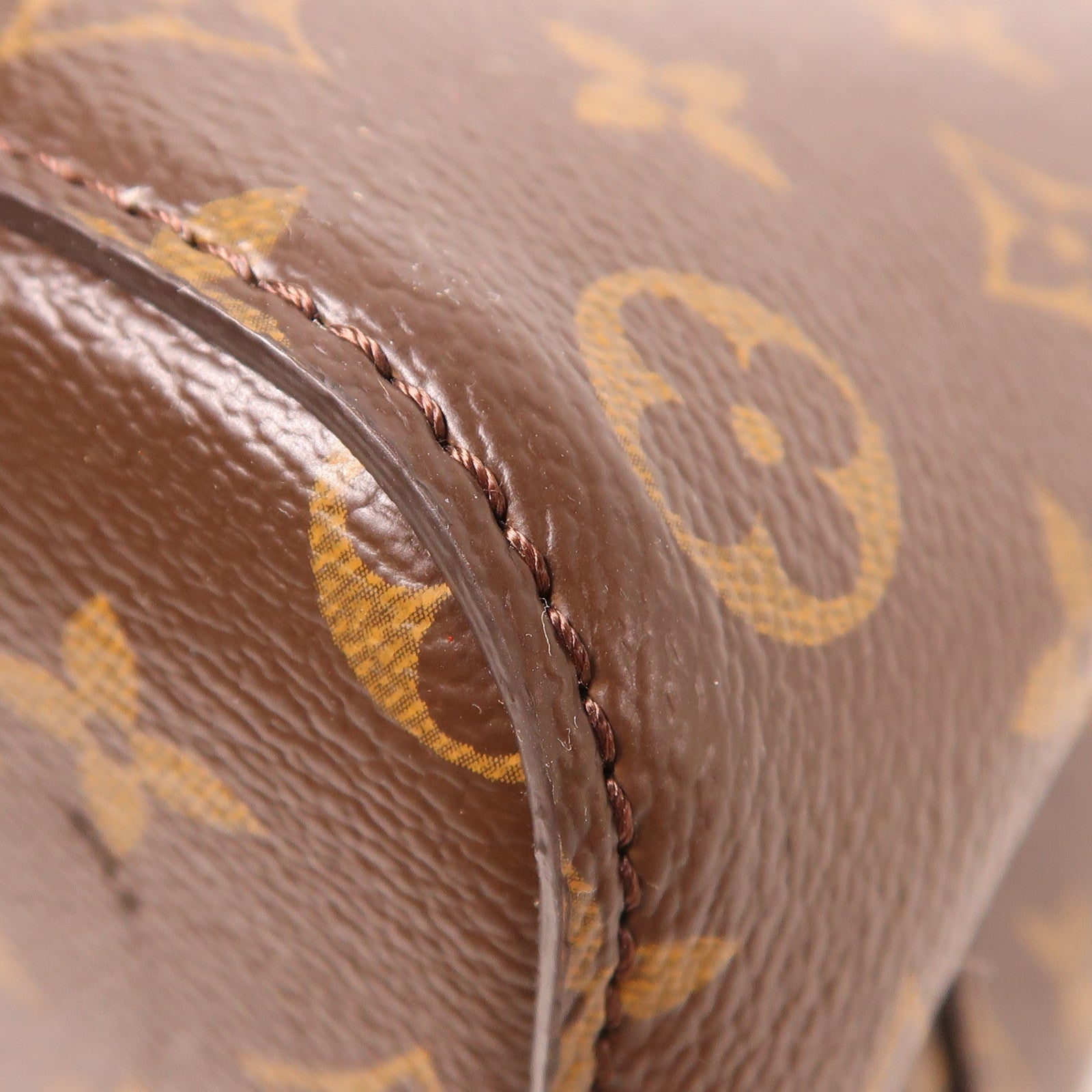 LOUIS VUITTON Monogram Neo Noe金扣手挽肩背兩用袋棕色/粉紅色