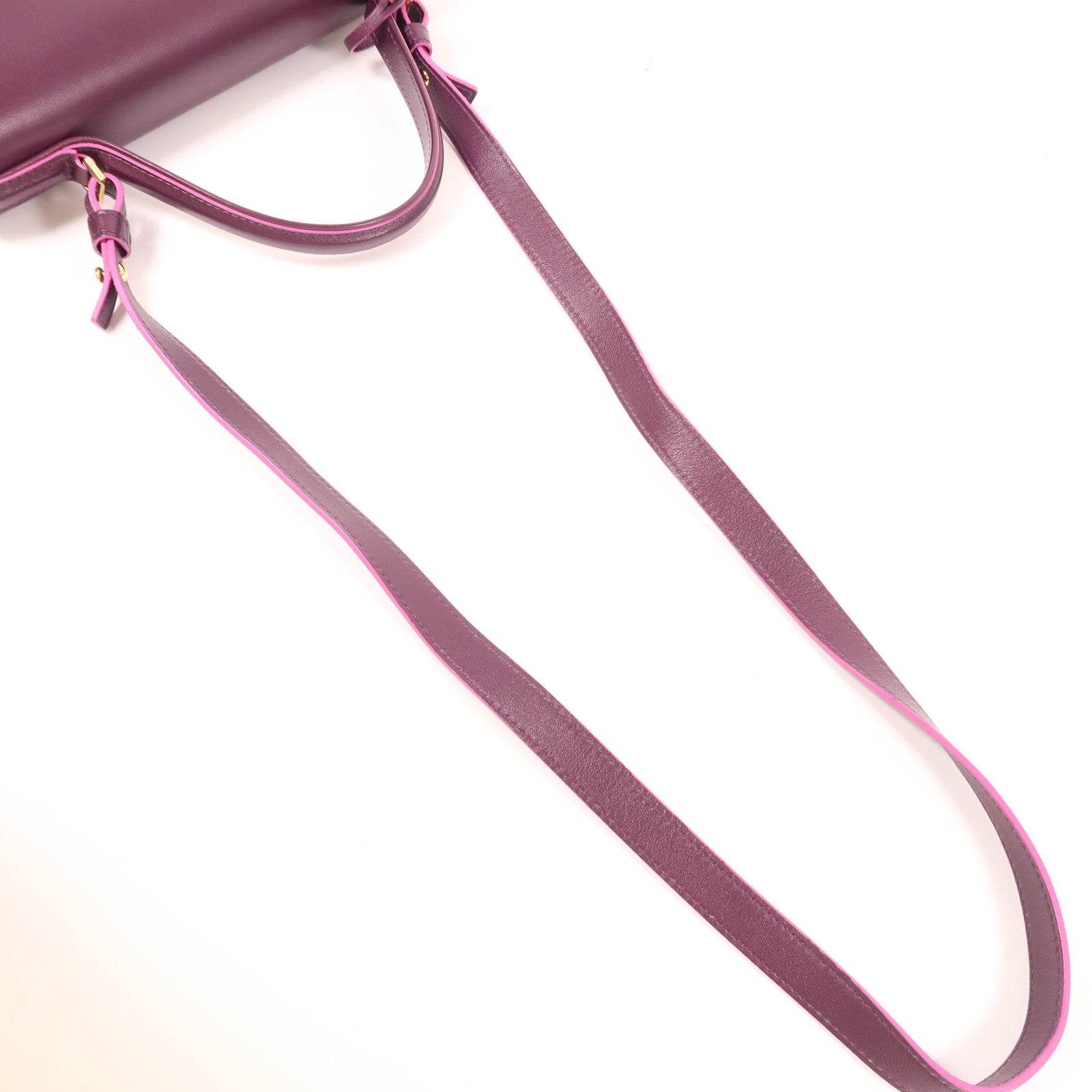 Delvaux 牛皮皮革Tempete金扣手挽肩背兩用袋
