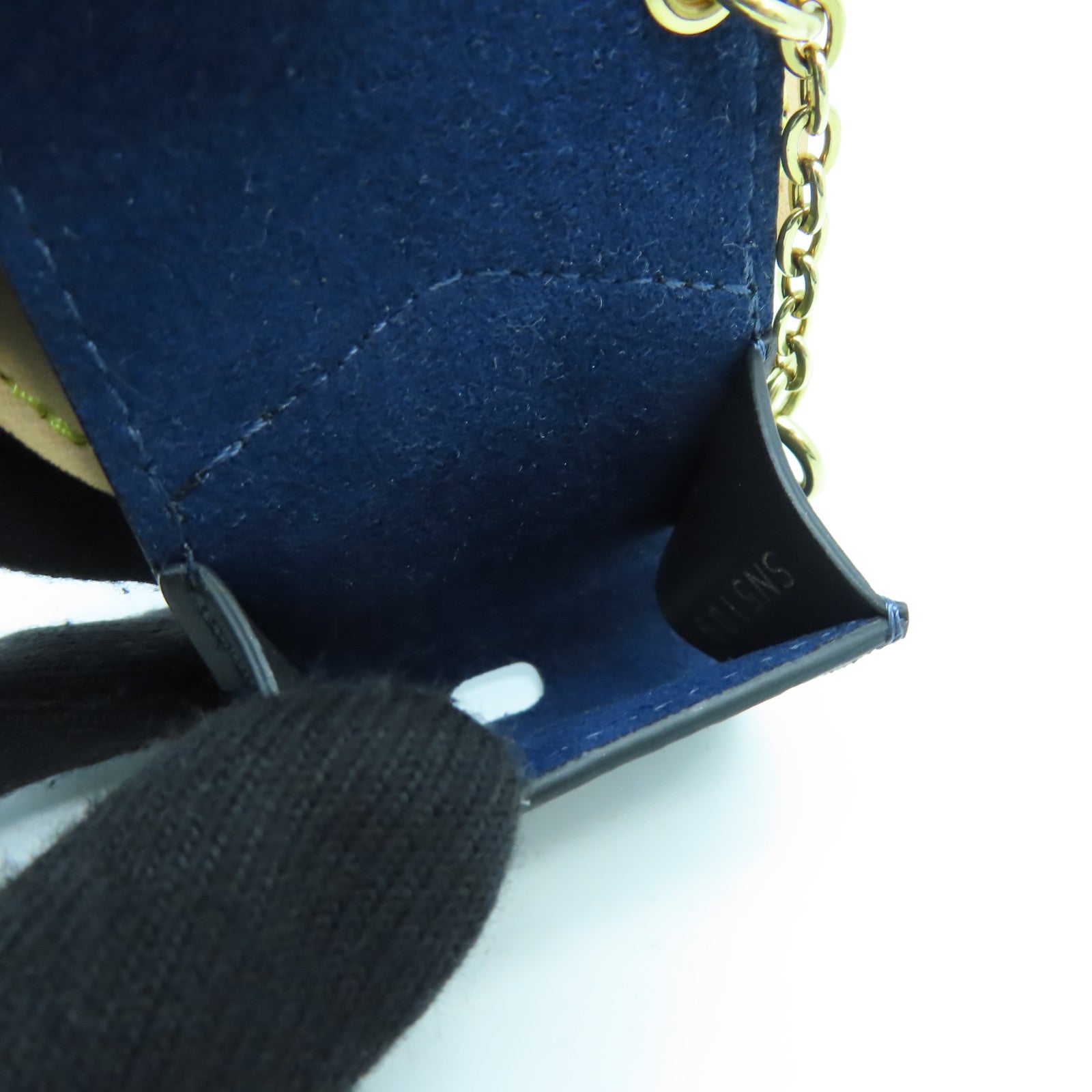 LOUIS VUITTON 【激減優惠】Monogram Earphone Case金扣耳機套啡色