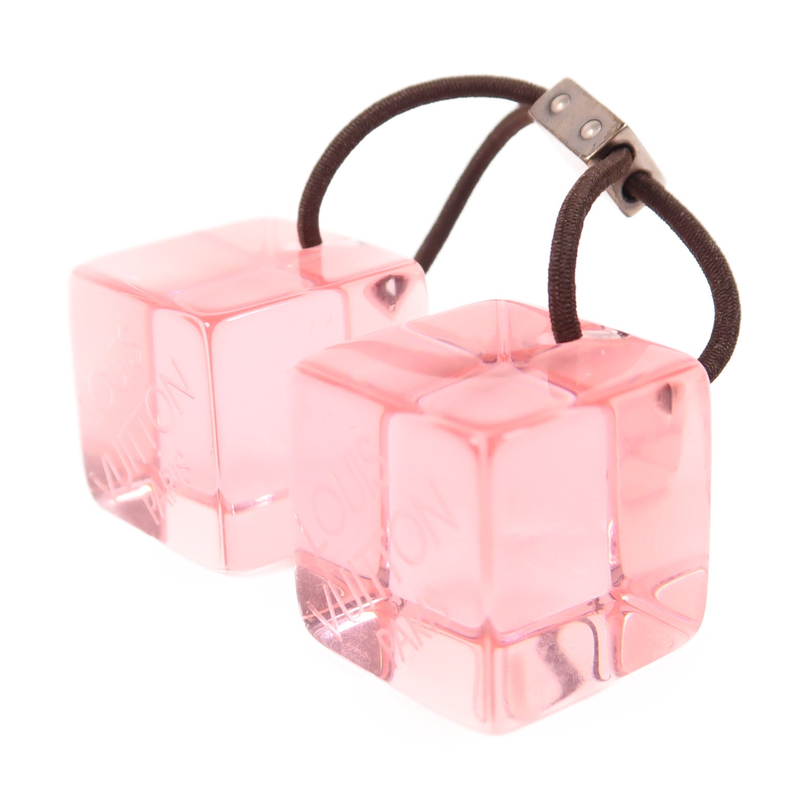 LOUIS VUITTON PVC Hair Cube髮飾