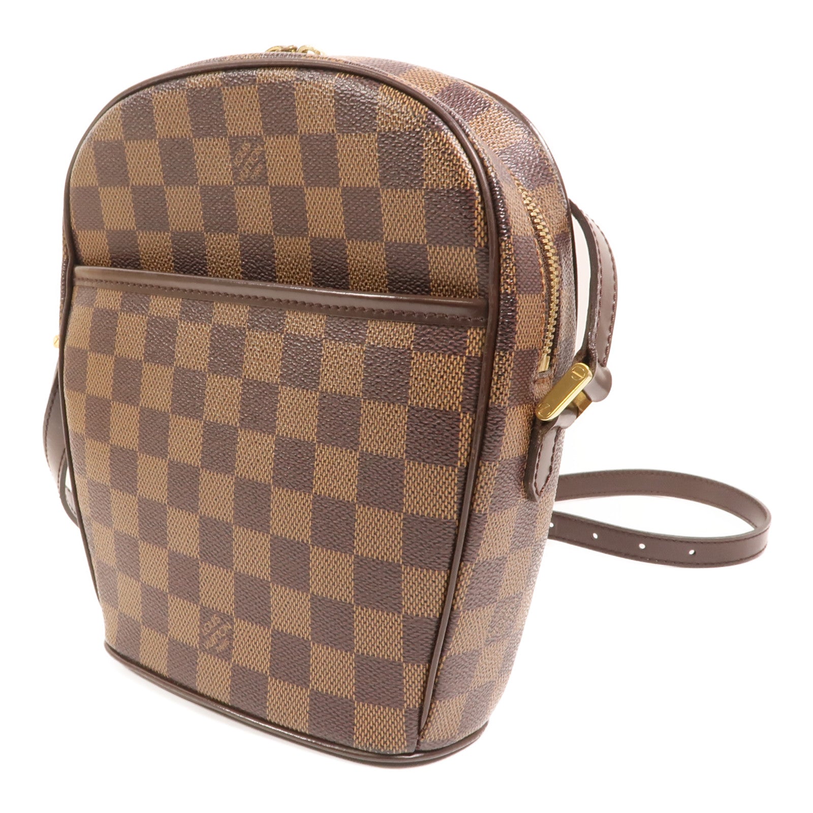 LOUIS VUITTON Damier Ipanema PM金扣肩背袋