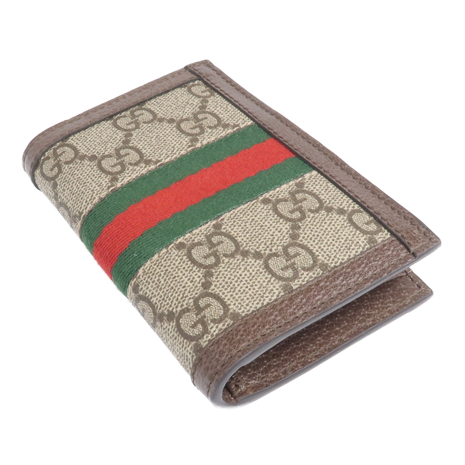 GUCCI 【激減優惠】塗層帆布Card Case金扣卡片套