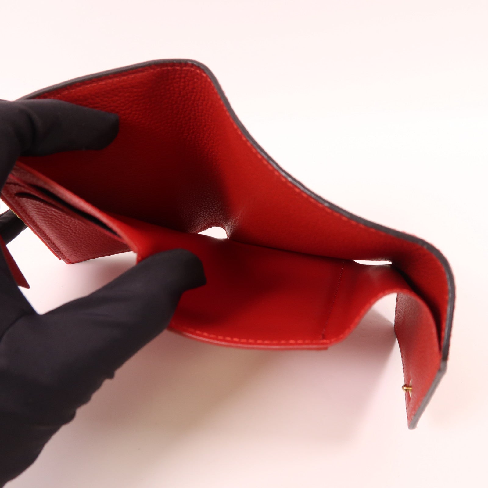 LOUIS VUITTON Monogram Empreinte Victorine金扣錢包