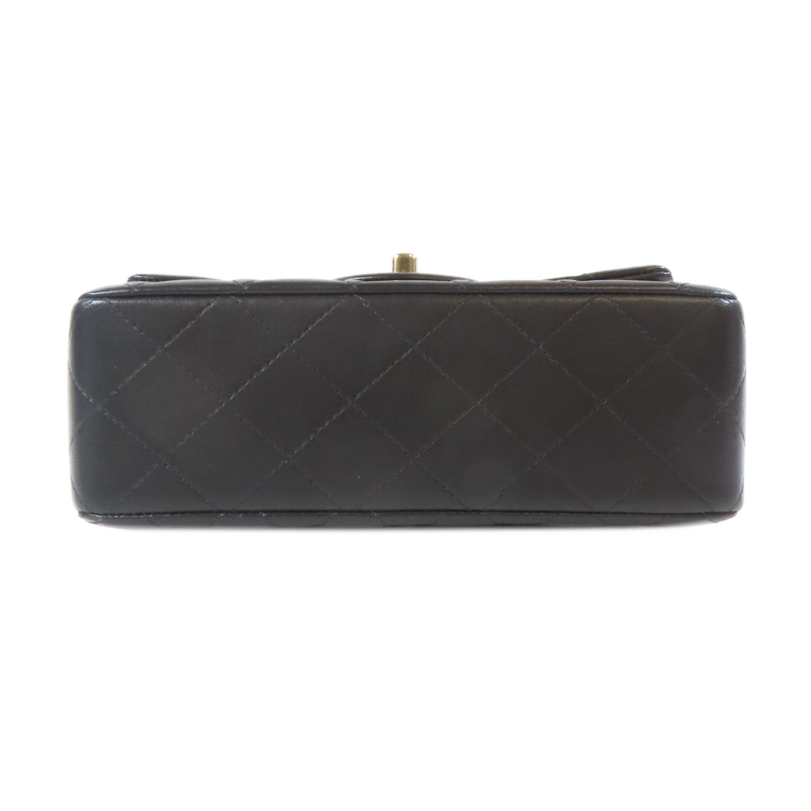 CHANEL 菱格羊皮皮革2way Chain Shoulder Bag金扣鏈帶手挽肩背兩用袋黑色
