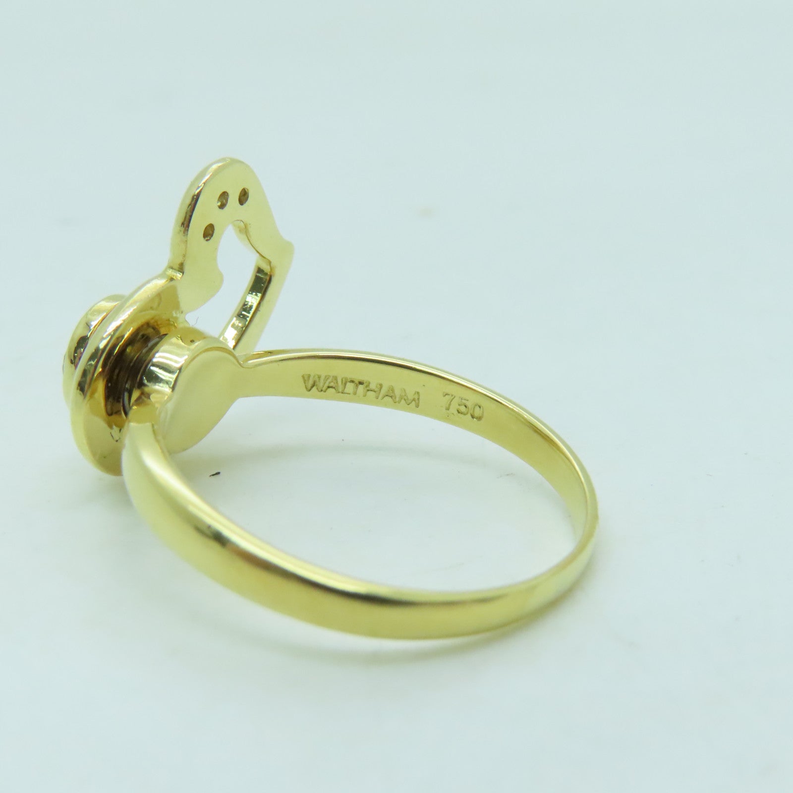 JEWELRY 【激減優惠】18K黃金Ring鑽石戒指US#6.5