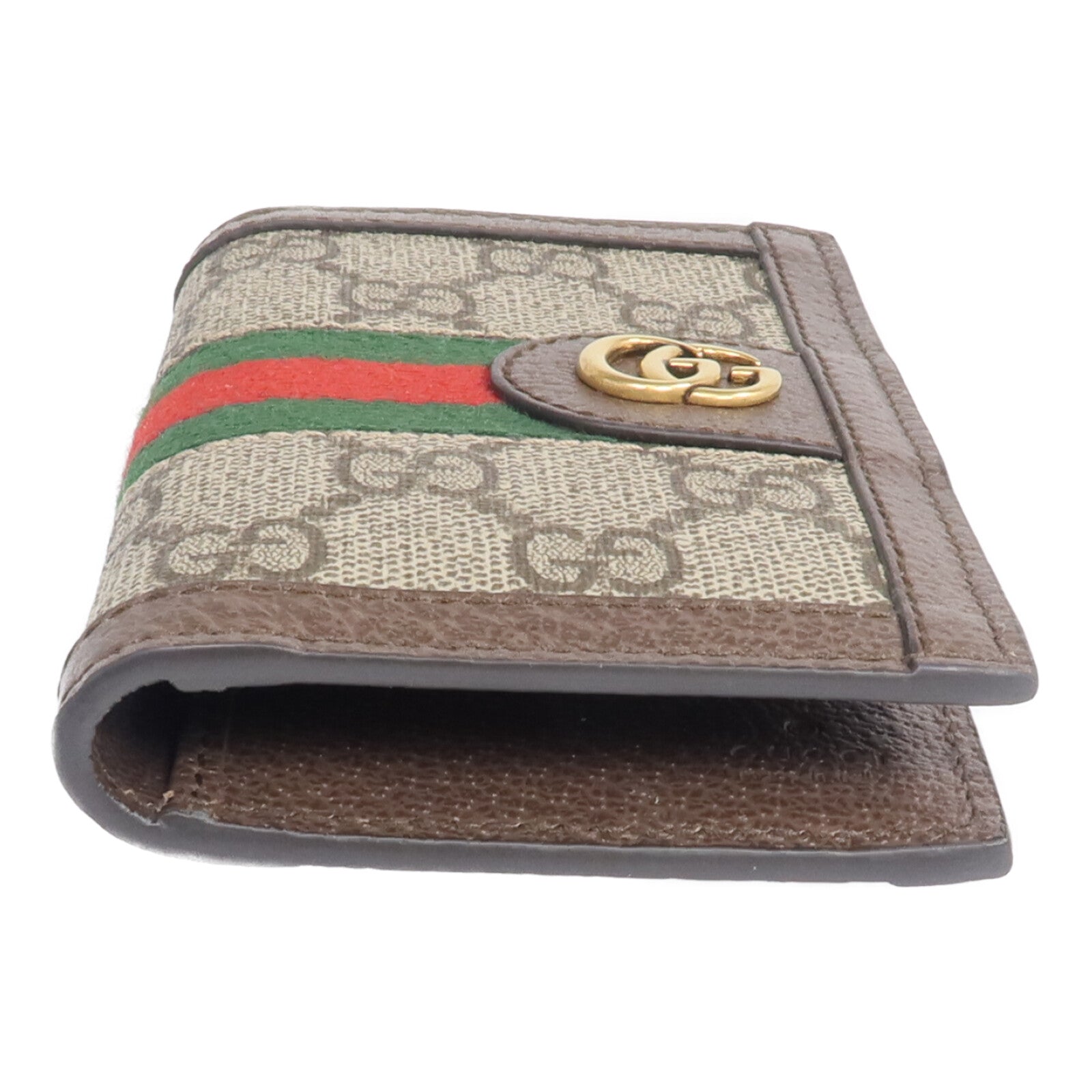 GUCCI 【激減優惠】塗層帆布Card Case金扣卡片套