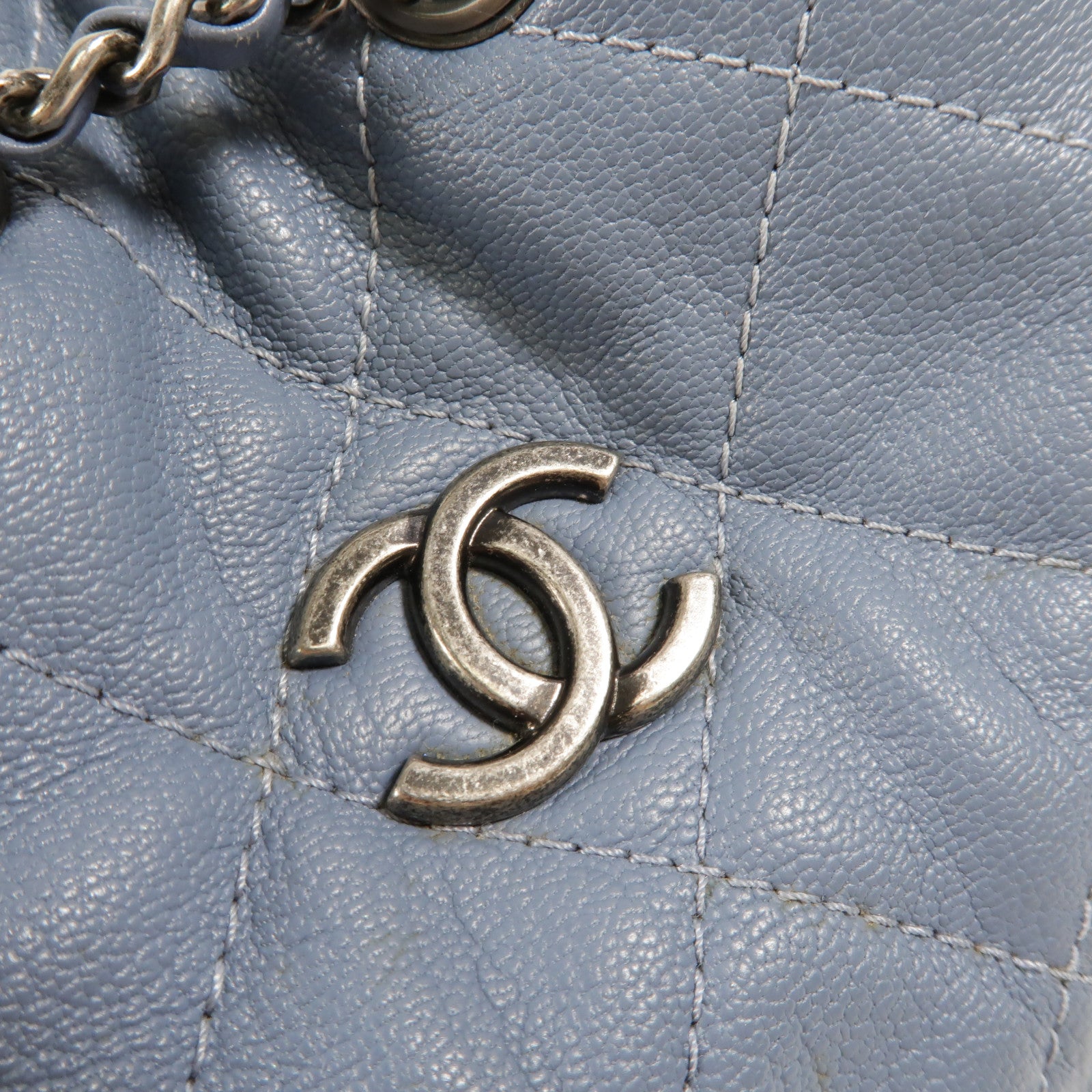 CHANEL 牛皮皮革Gabrielle BackPack鏈帶背包