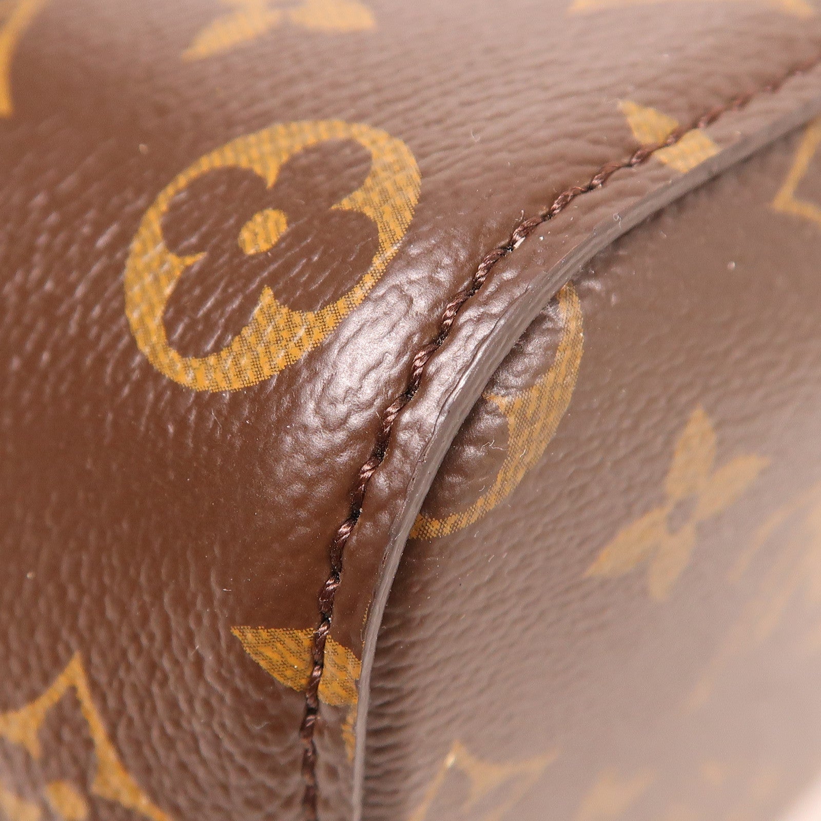 LOUIS VUITTON Monogram Neo Noe金扣手挽肩背兩用袋棕色/粉紅色