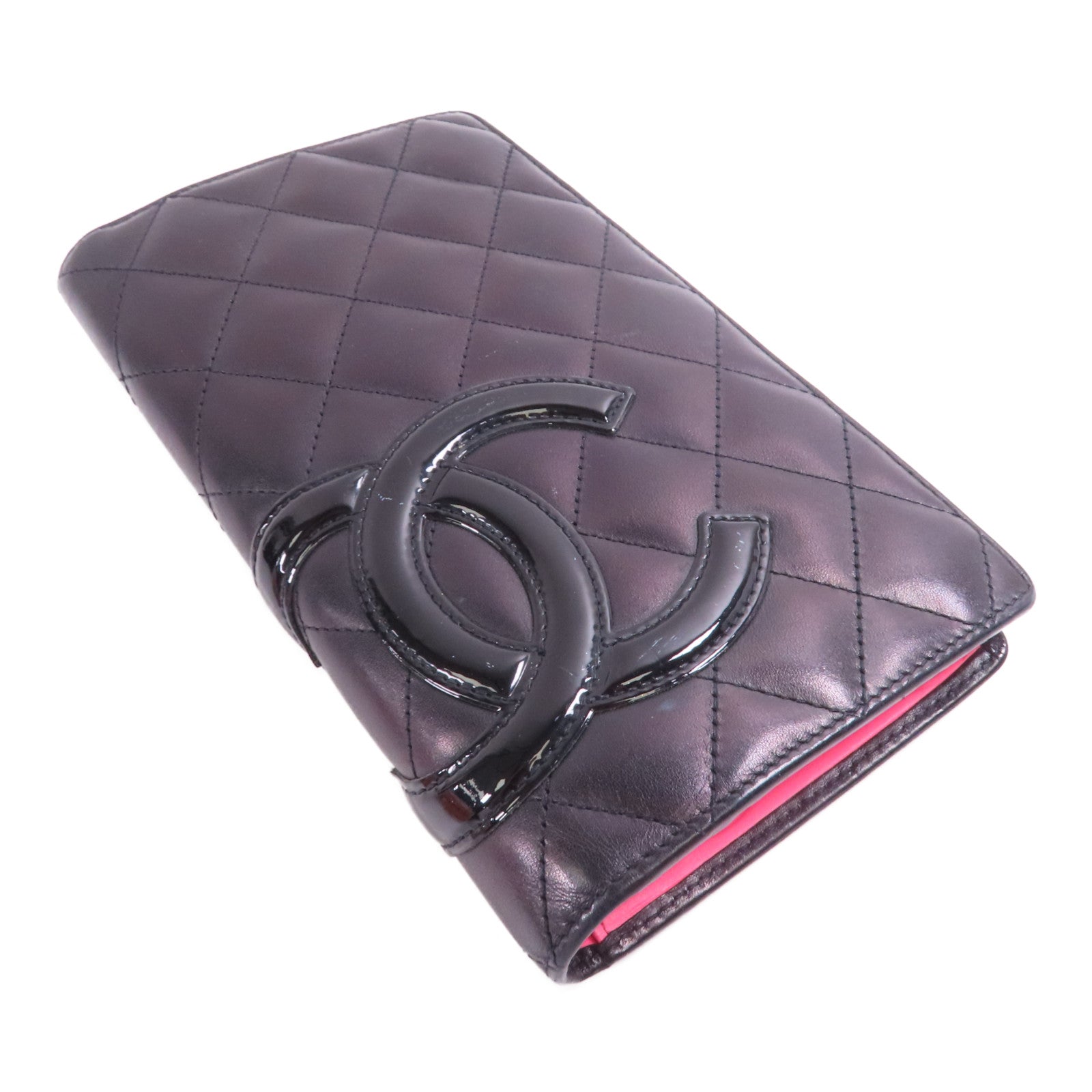 CHANEL 牛皮皮革Cambon Long Wallet長錢包