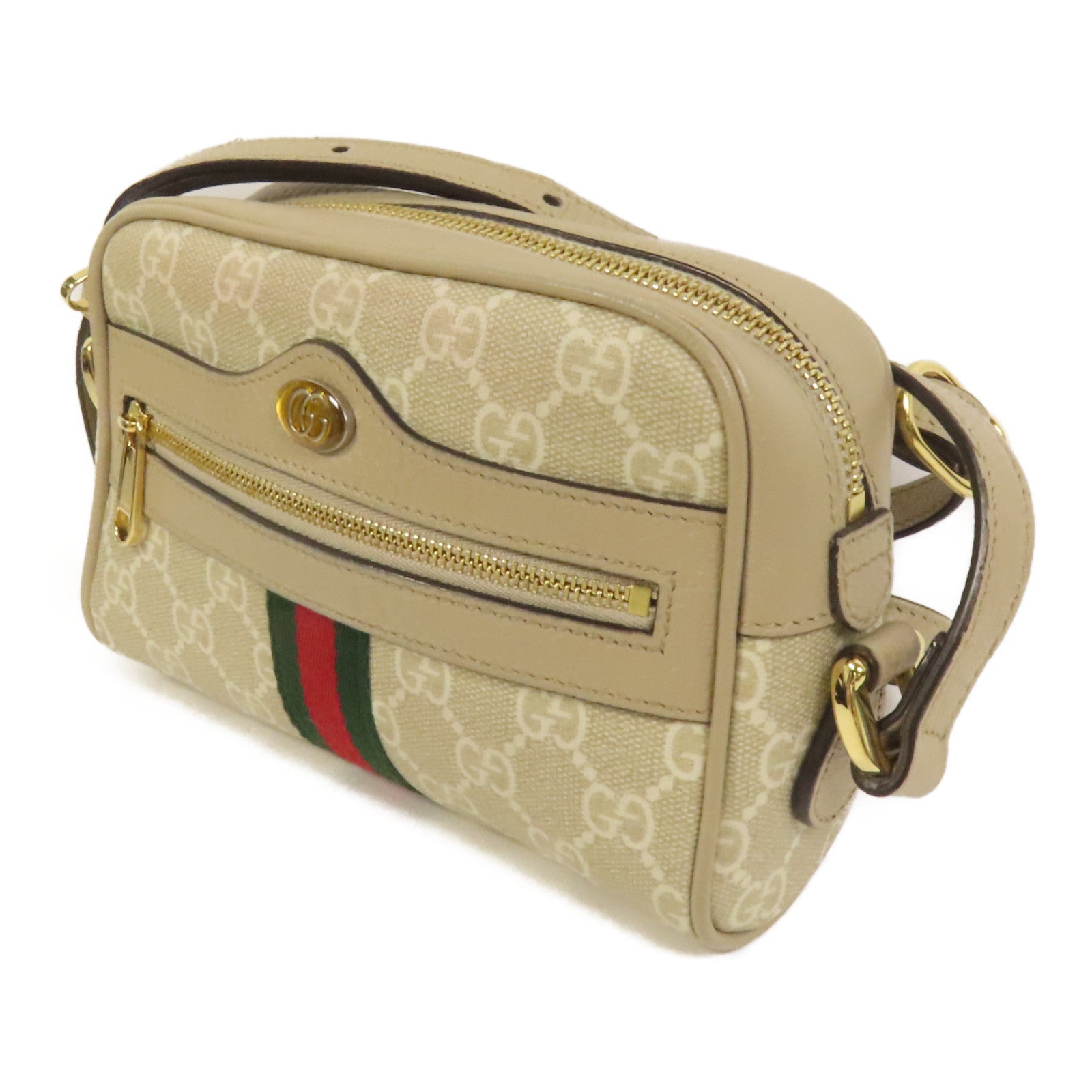 GUCCI 塗層帆布Ophidia Mini肩背袋