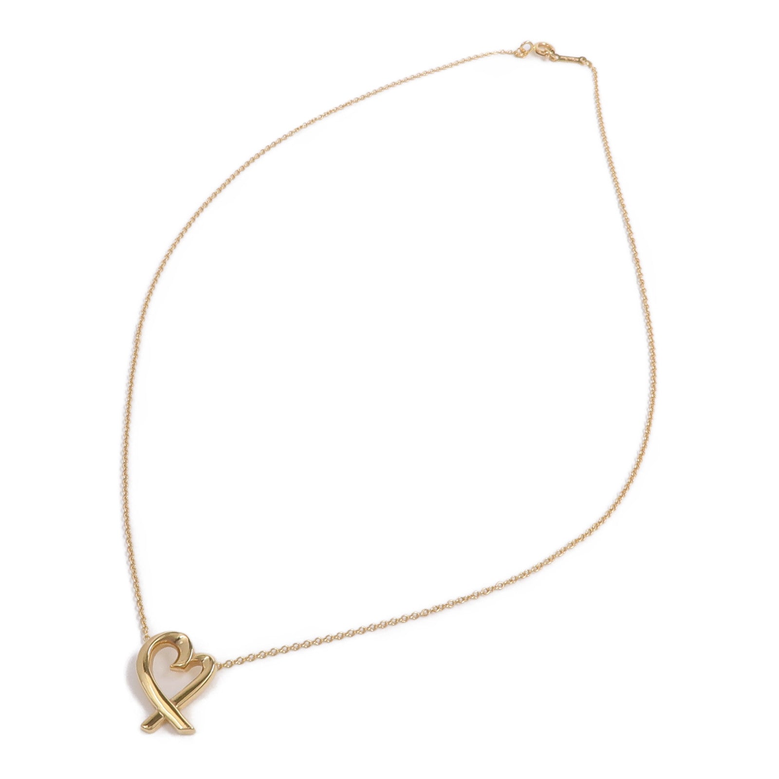 TIFFANY＆CO 18K玫瑰金Loving Heart Necklace項鍊