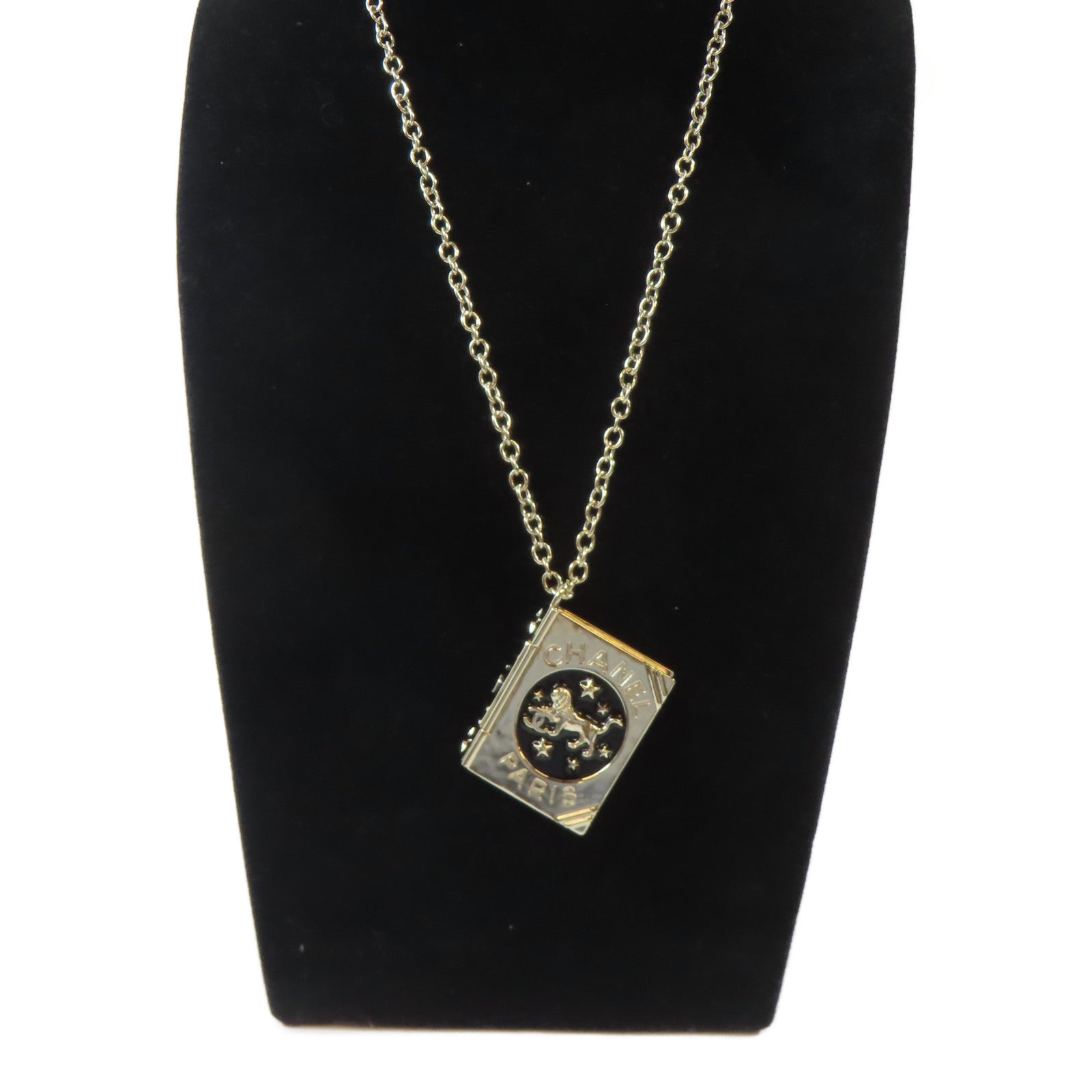 CHANEL 金屬Necklace項鍊金色/黑色