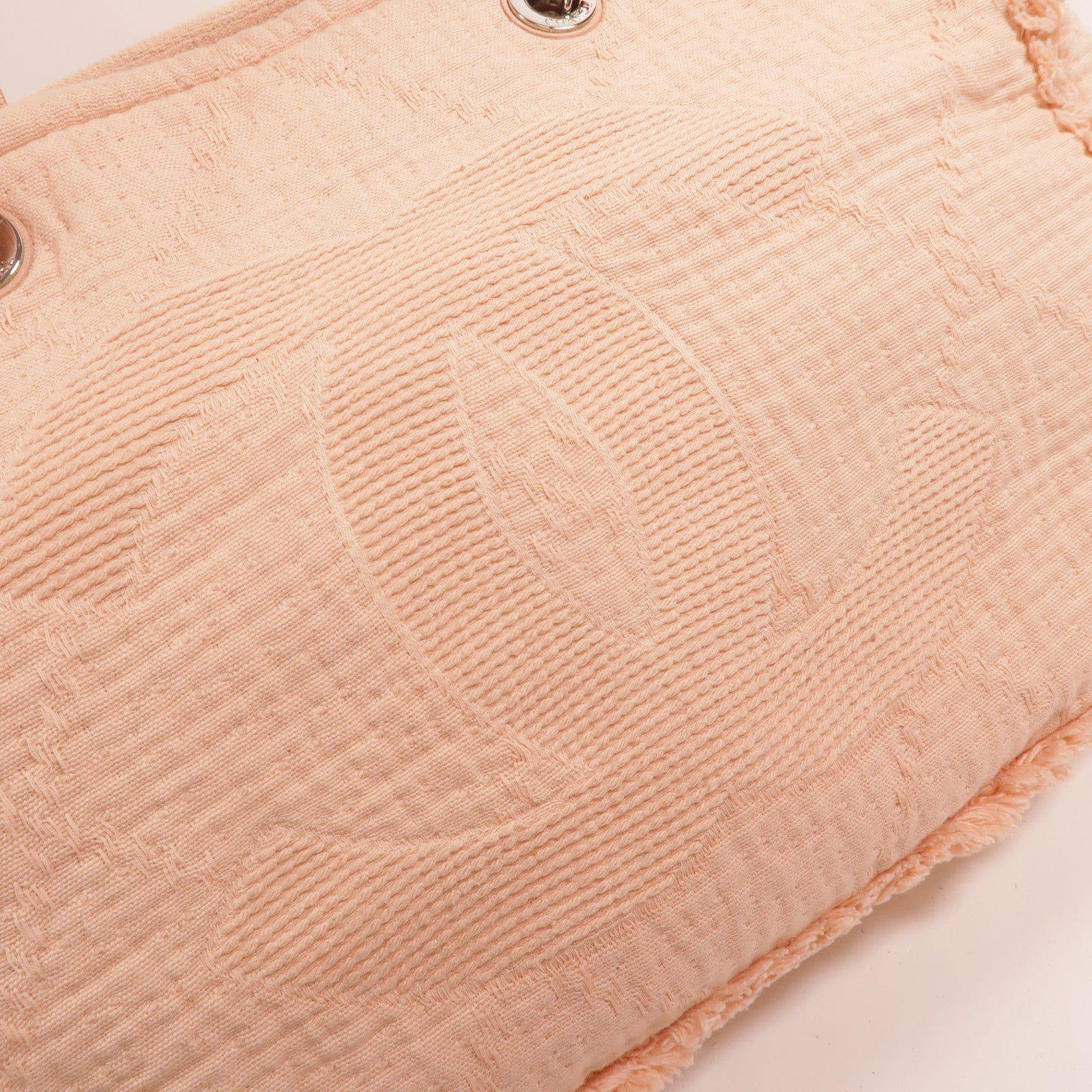 CHANEL 帆布Deauville Tote Bag手挽肩背兩用袋