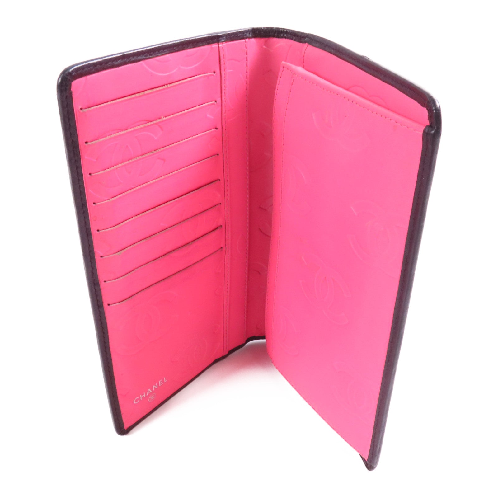 CHANEL 牛皮皮革Cambon Long Wallet長錢包