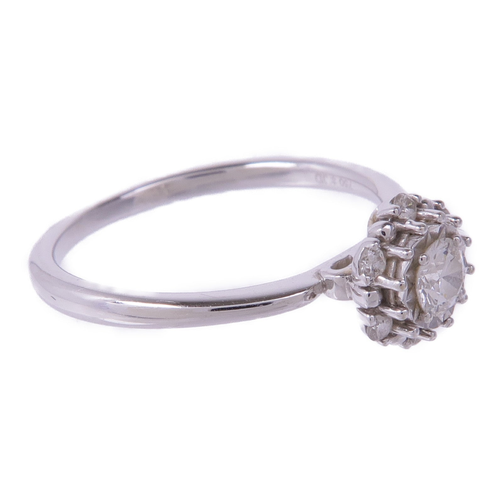 JEWELRY 【激減優惠】18K白金Diamond Ring鑽石戒指US#5.25