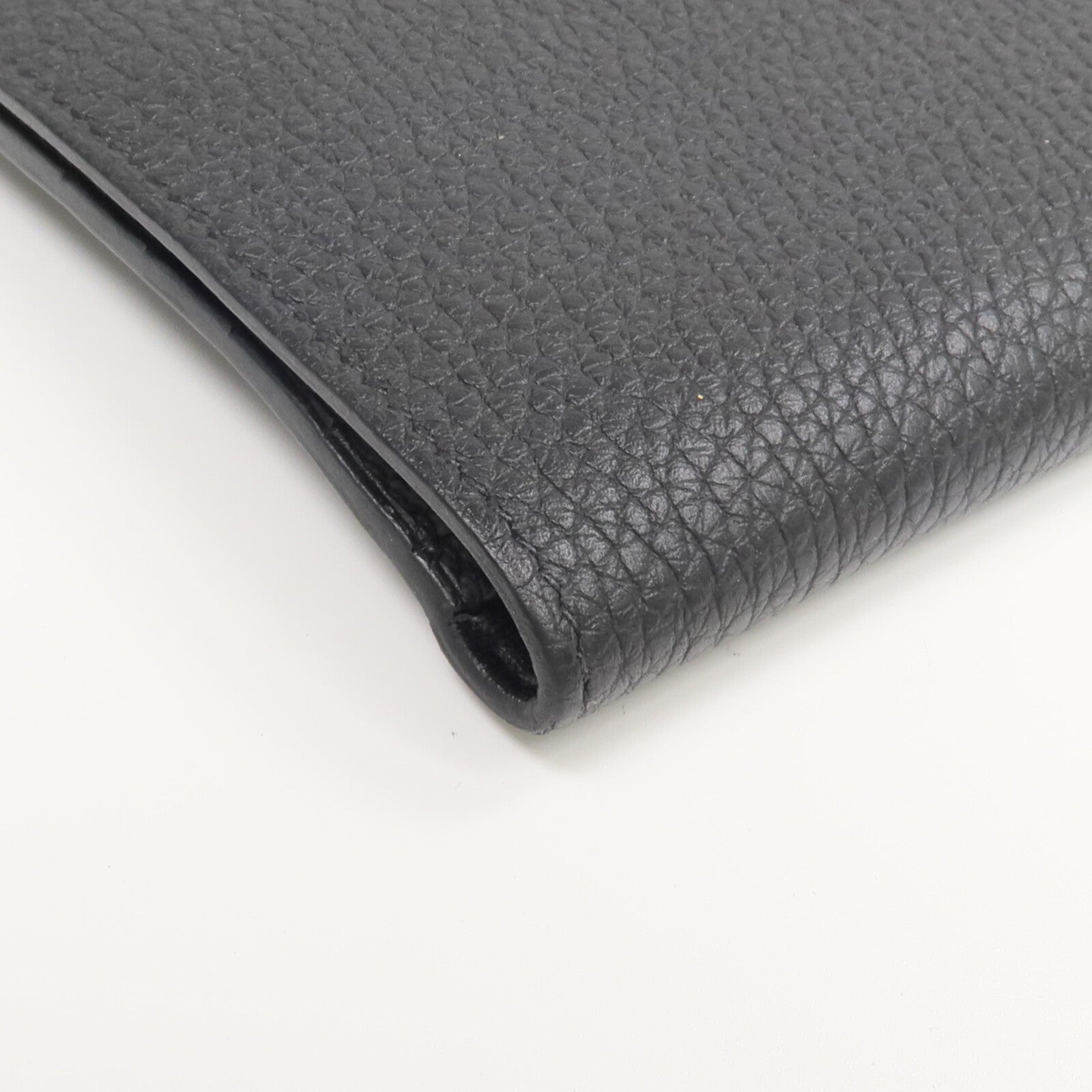 HERMES Togo皮革Dogon GM長錢包Noir