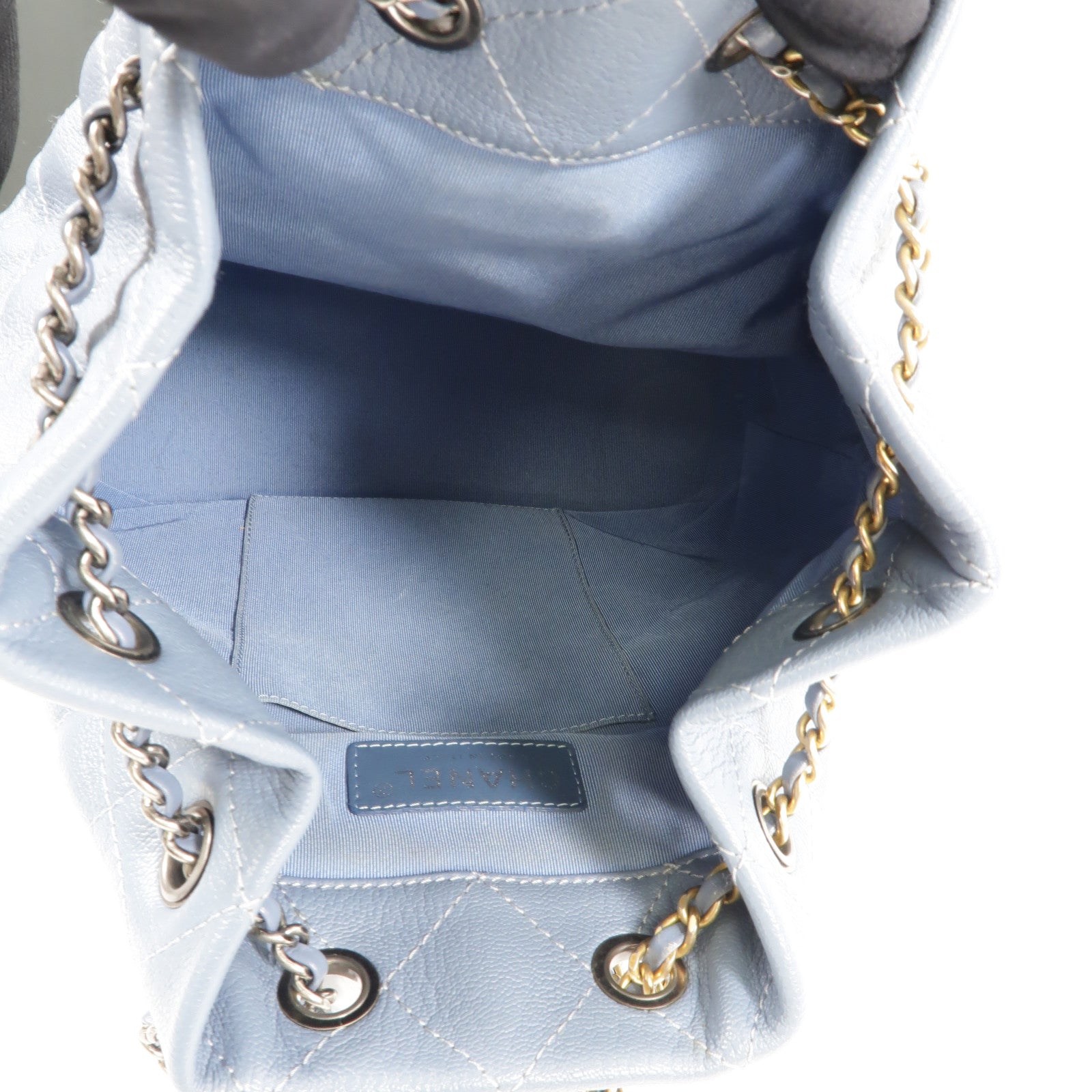 CHANEL 牛皮皮革Gabrielle BackPack鏈帶背包