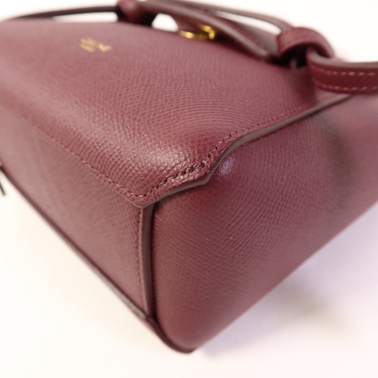 CELINE 牛皮皮革Pico Belt Bag金扣手挽肩背兩用袋