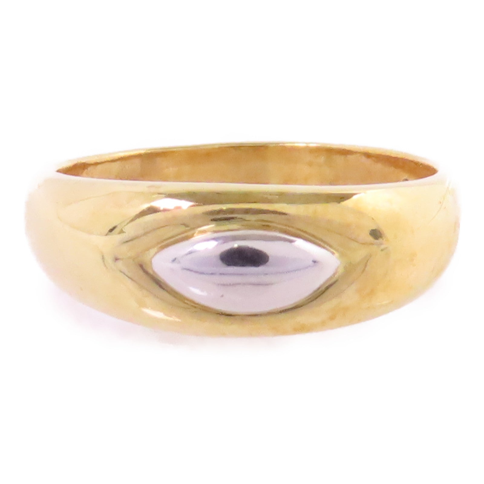 JEWELRY 18K黃金/PT900鉑金Gold Ring戒指US#4.75