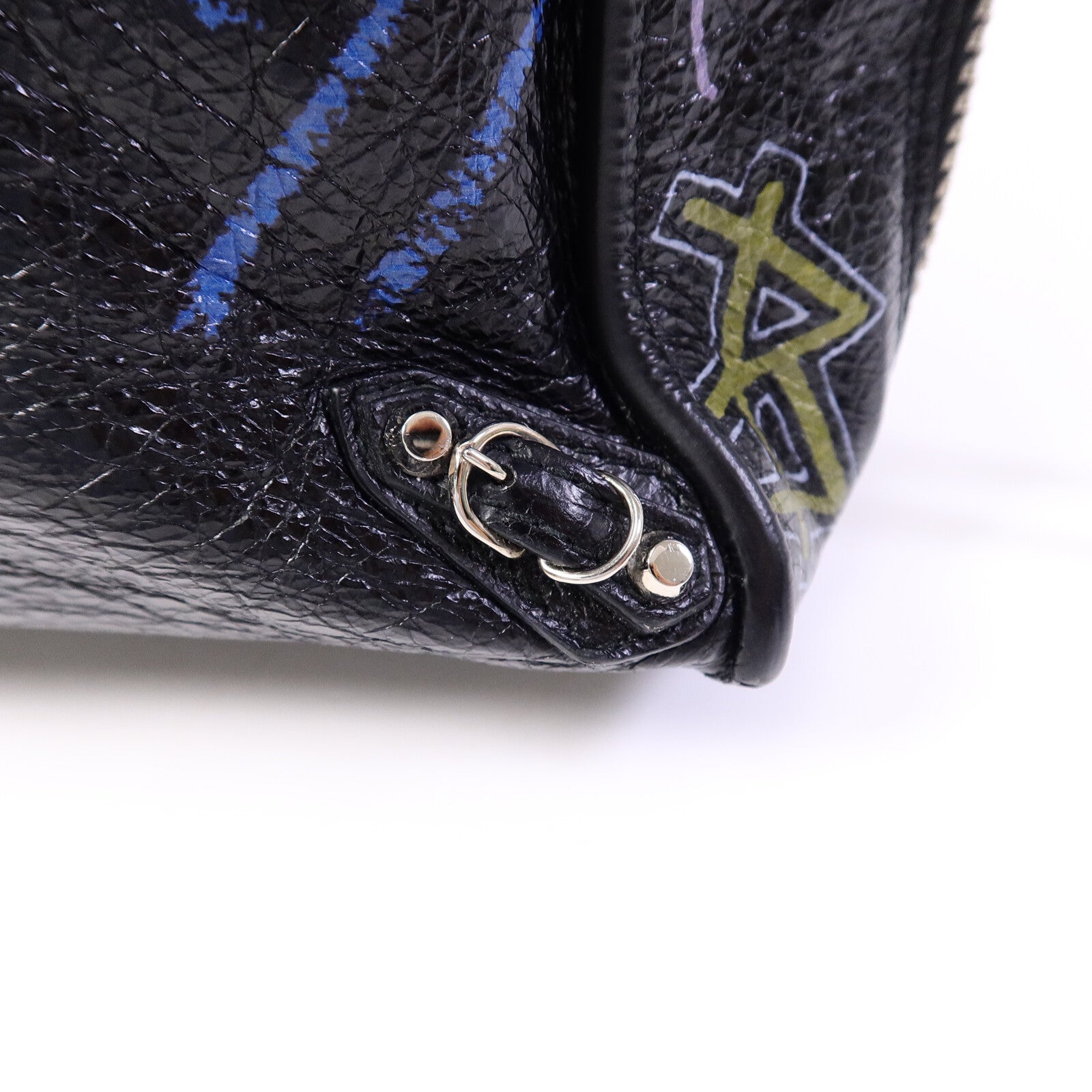 BALENCIAGA 牛皮皮革Papier A6 Graffiti Tote手挽袋