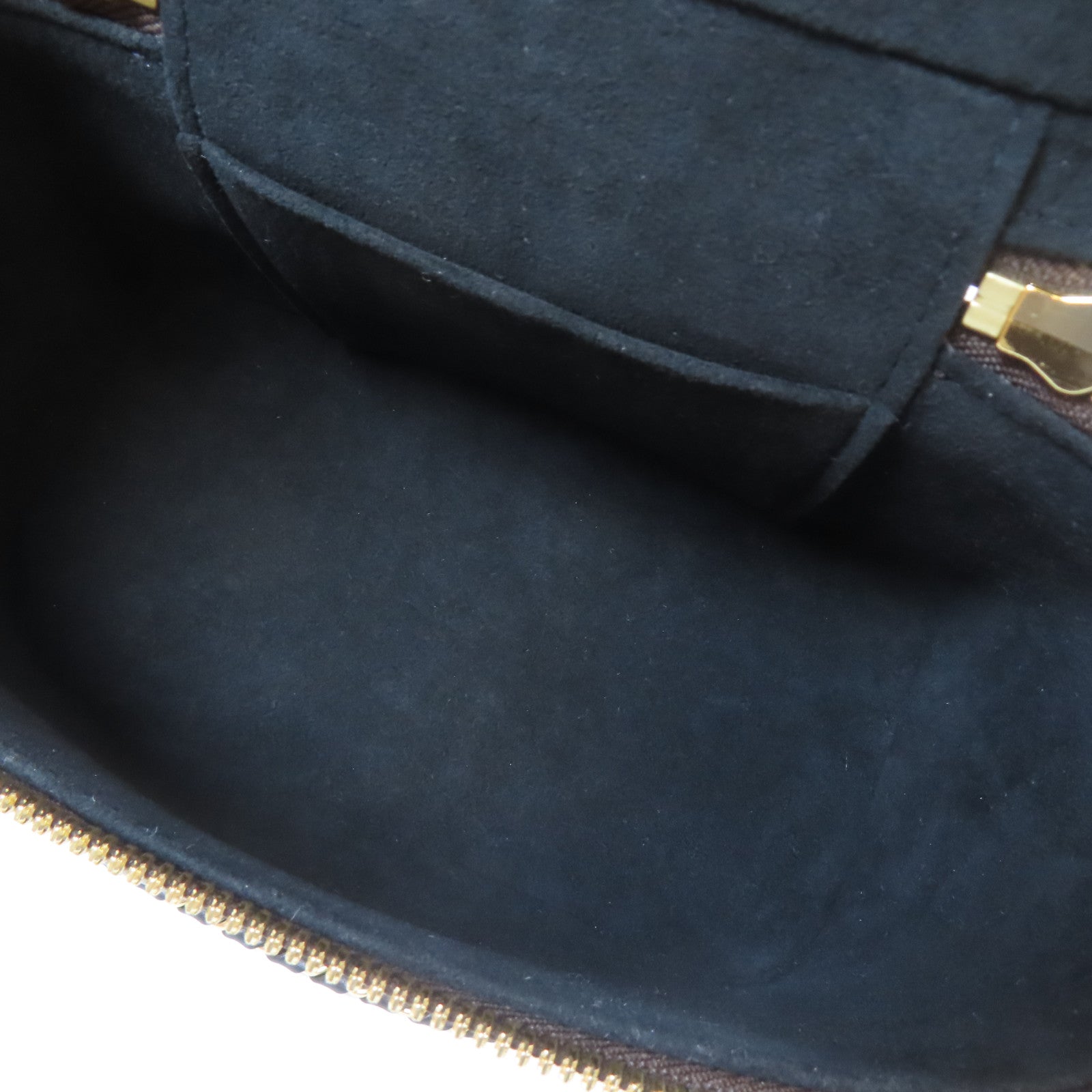 LOUIS VUITTON Monogram Vanity PM金扣鏈帶手挽肩背兩用袋啡色