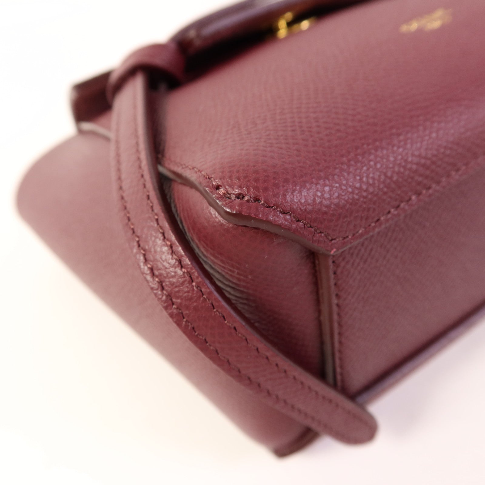 CELINE 牛皮皮革Pico Belt Bag金扣手挽肩背兩用袋