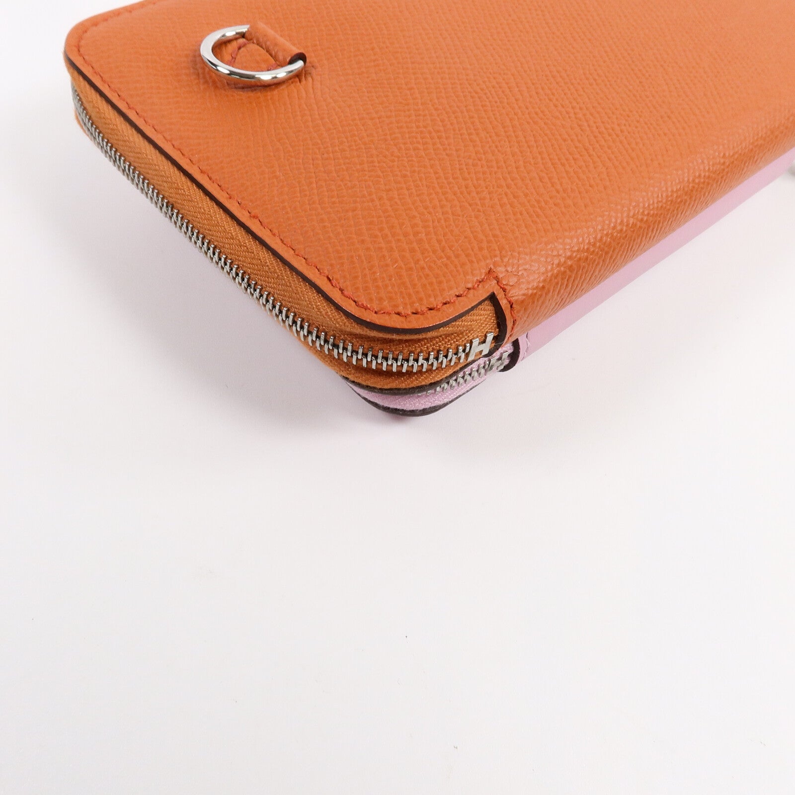 HERMES Epsom/Swift皮革Nouveau To Go肩背袋TerreBattue/MauveSy