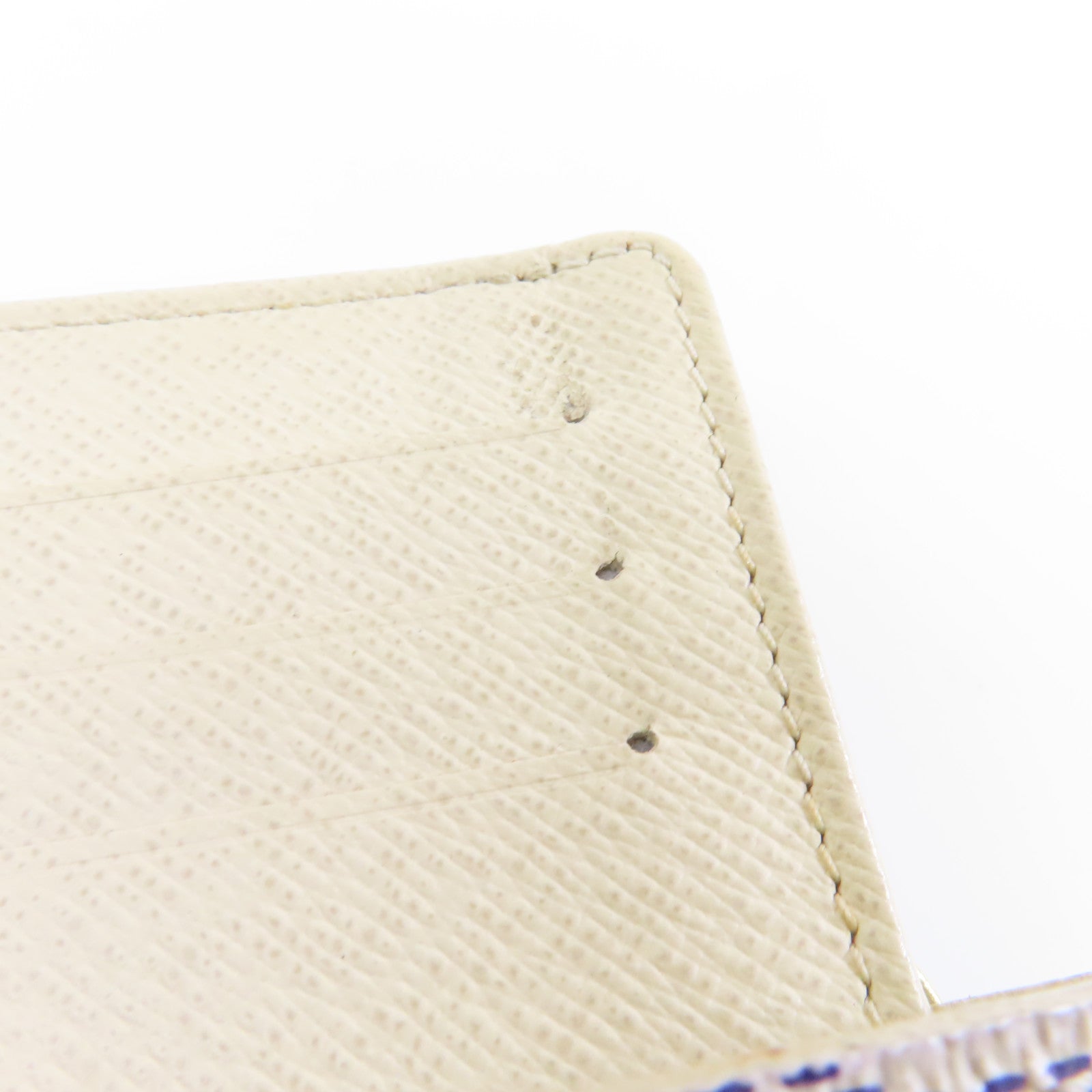 LOUIS VUITTON (PRICE DOWN) LV GHW Wallet N61676 Damier Azur White