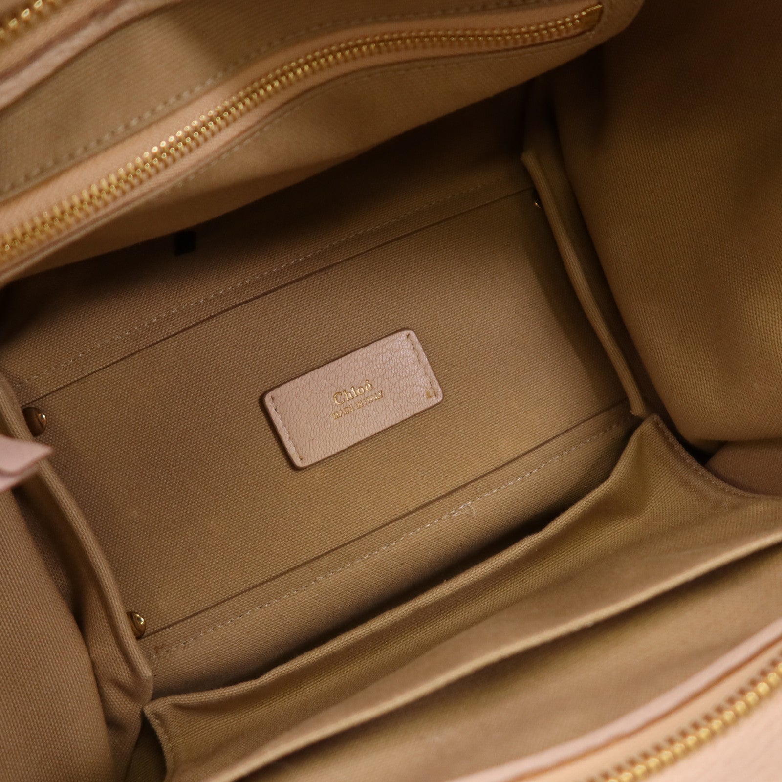 Chloe 牛皮皮革Everstone金扣手挽肩背兩用袋