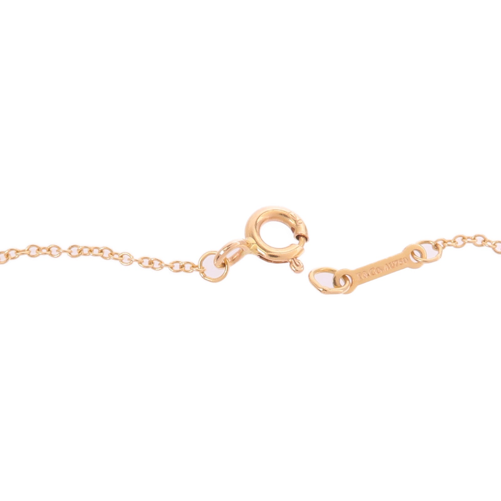 TIFFANY＆CO 18K玫瑰金Loving Heart Necklace項鍊