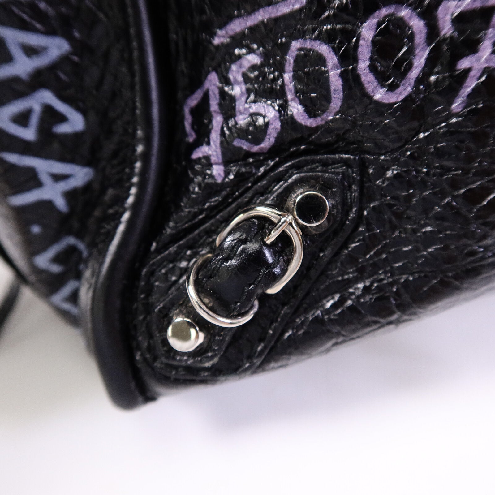 BALENCIAGA 牛皮皮革Papier A6 Graffiti Tote手挽袋